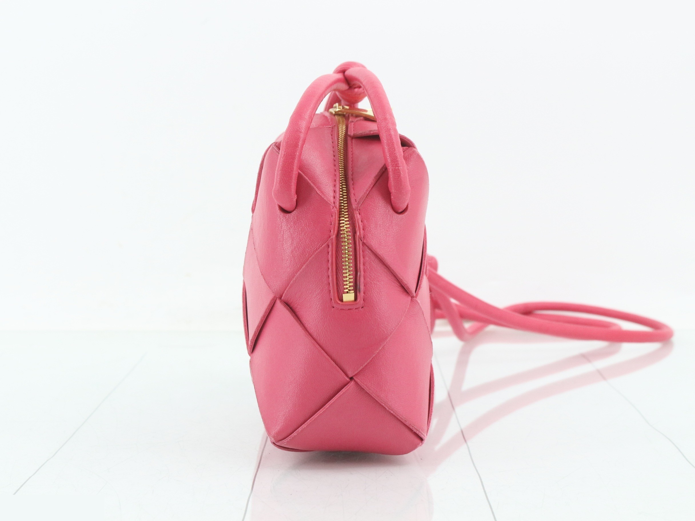 Maxi Intrecciato Mini Cassette Camera Bag Shoulder Bag — view 4