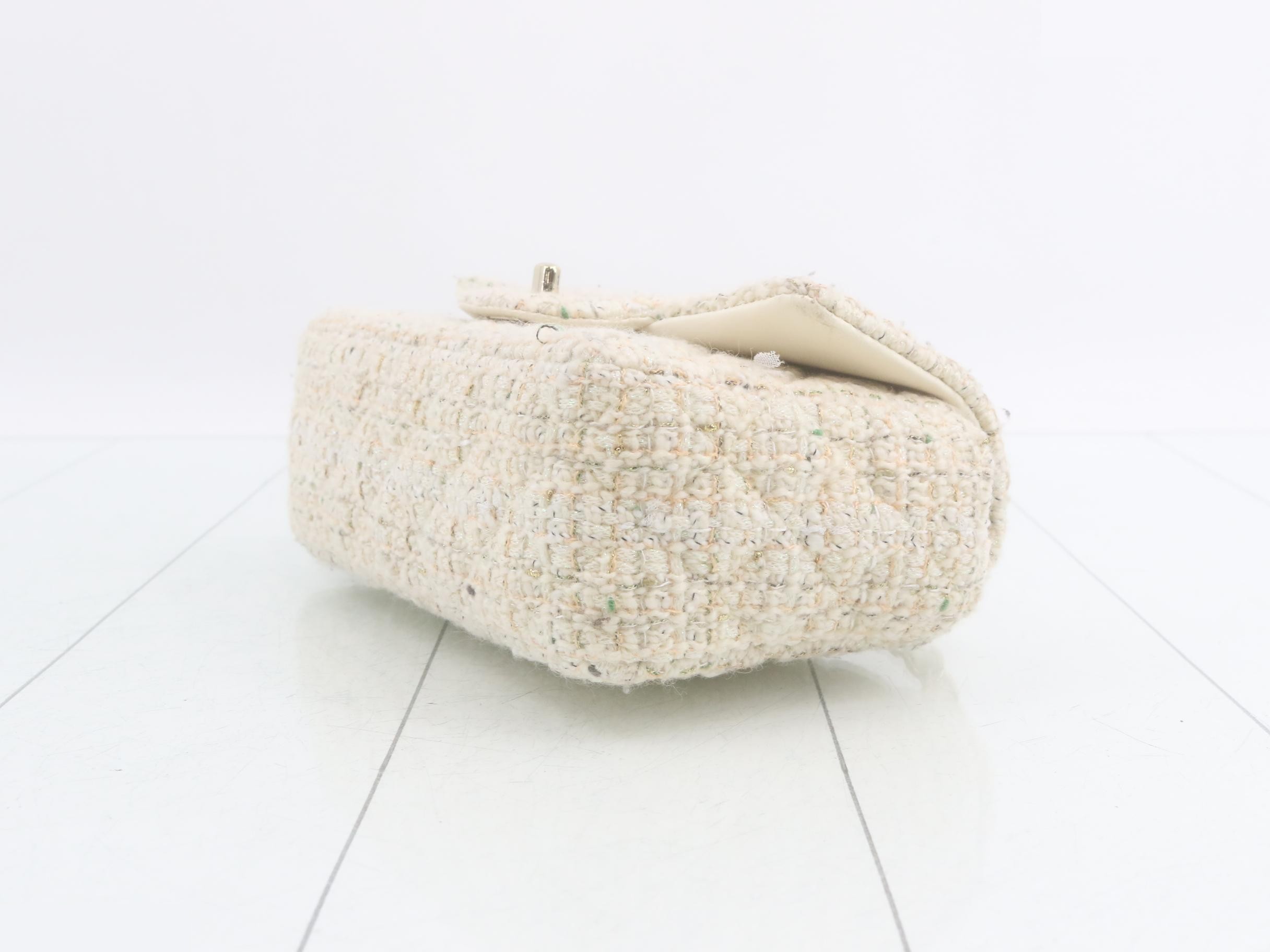 Tweed Mini Matelassé Shoulder Bag — view 6