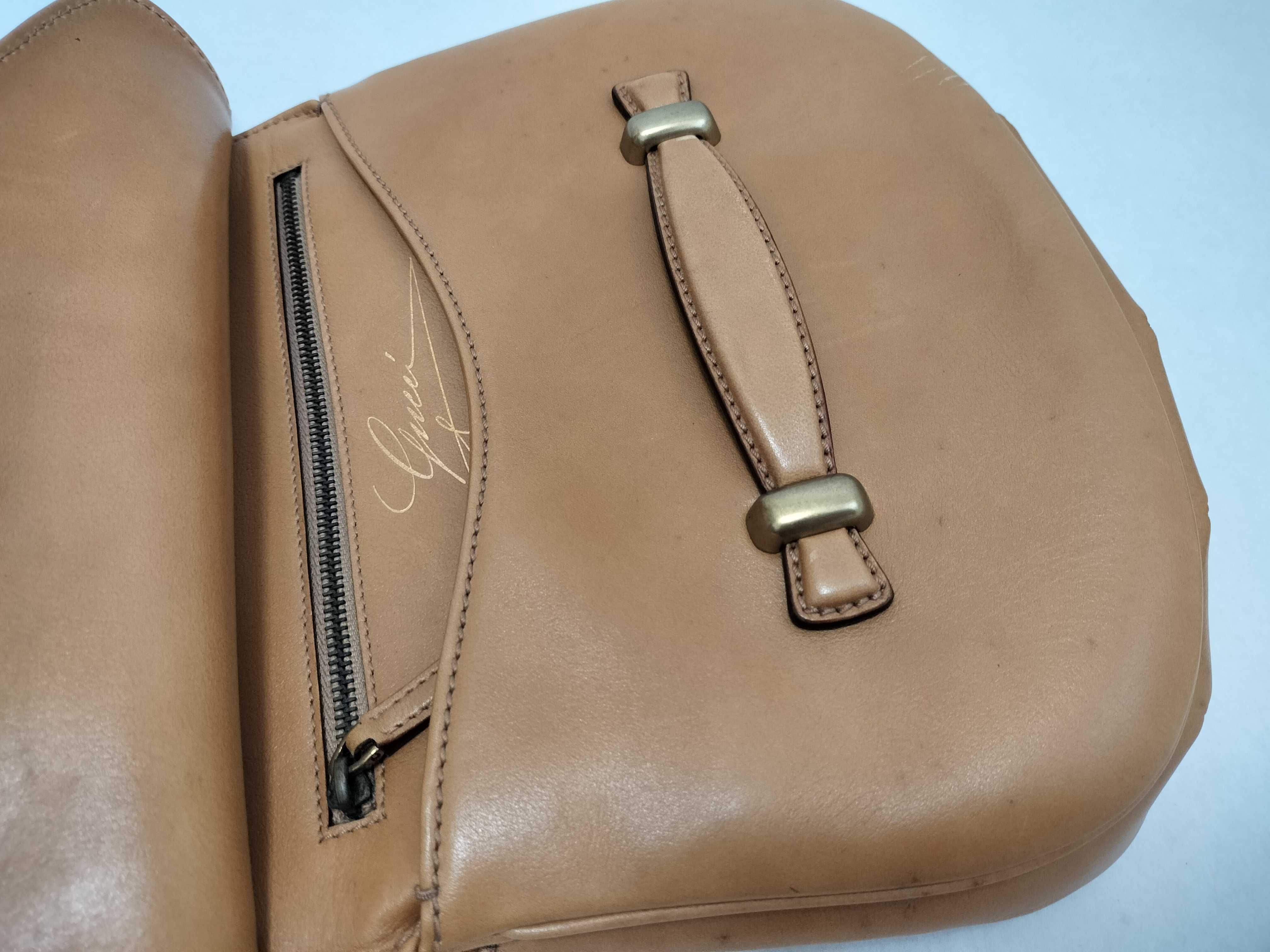 Wood Leather Shoulder Bag — view 12