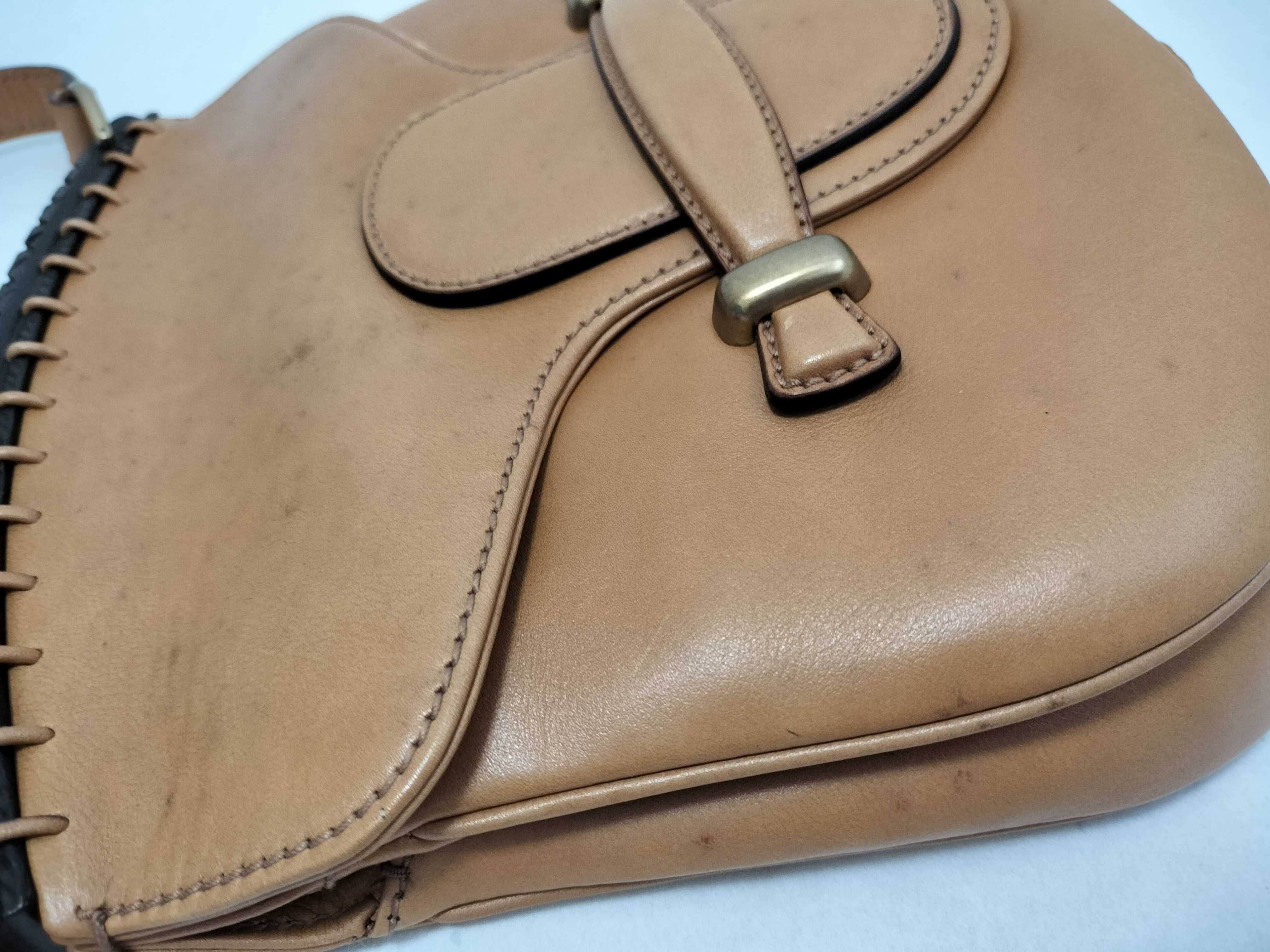 Wood Leather Shoulder Bag — view 13