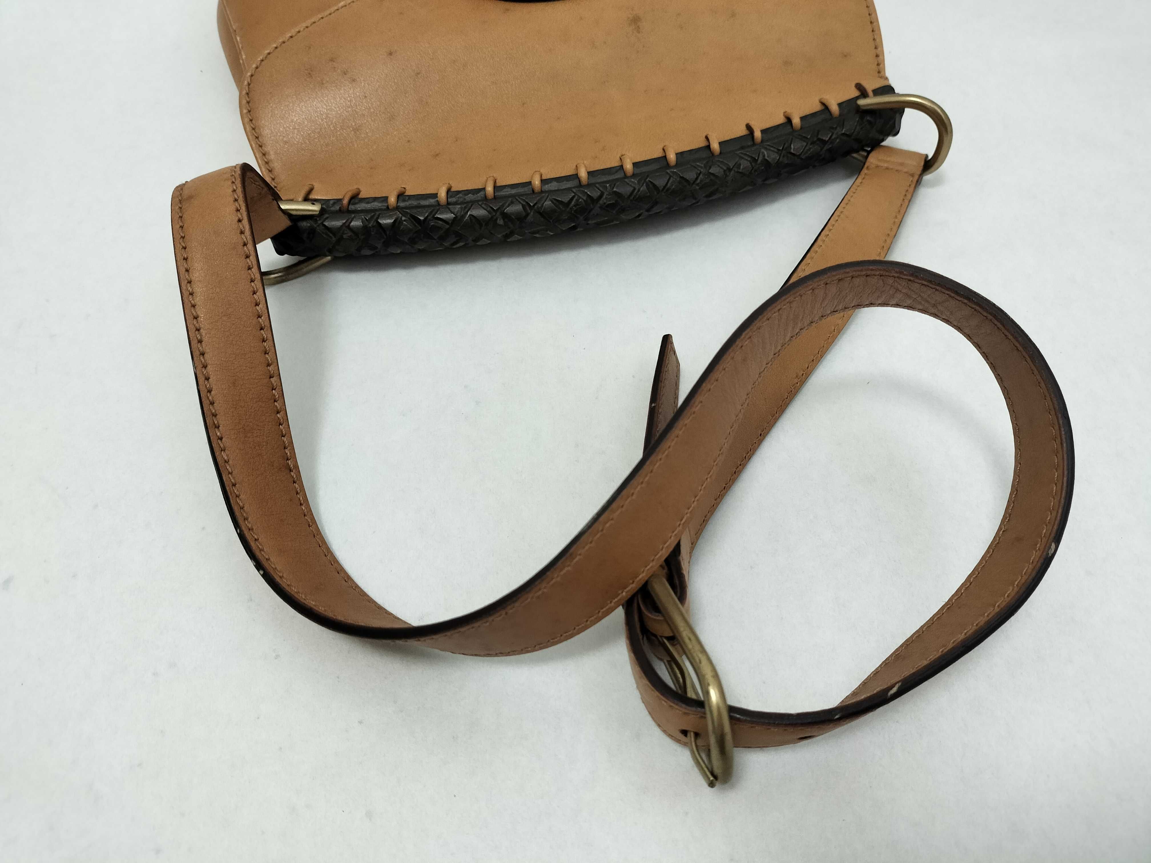Wood Leather Shoulder Bag — view 3