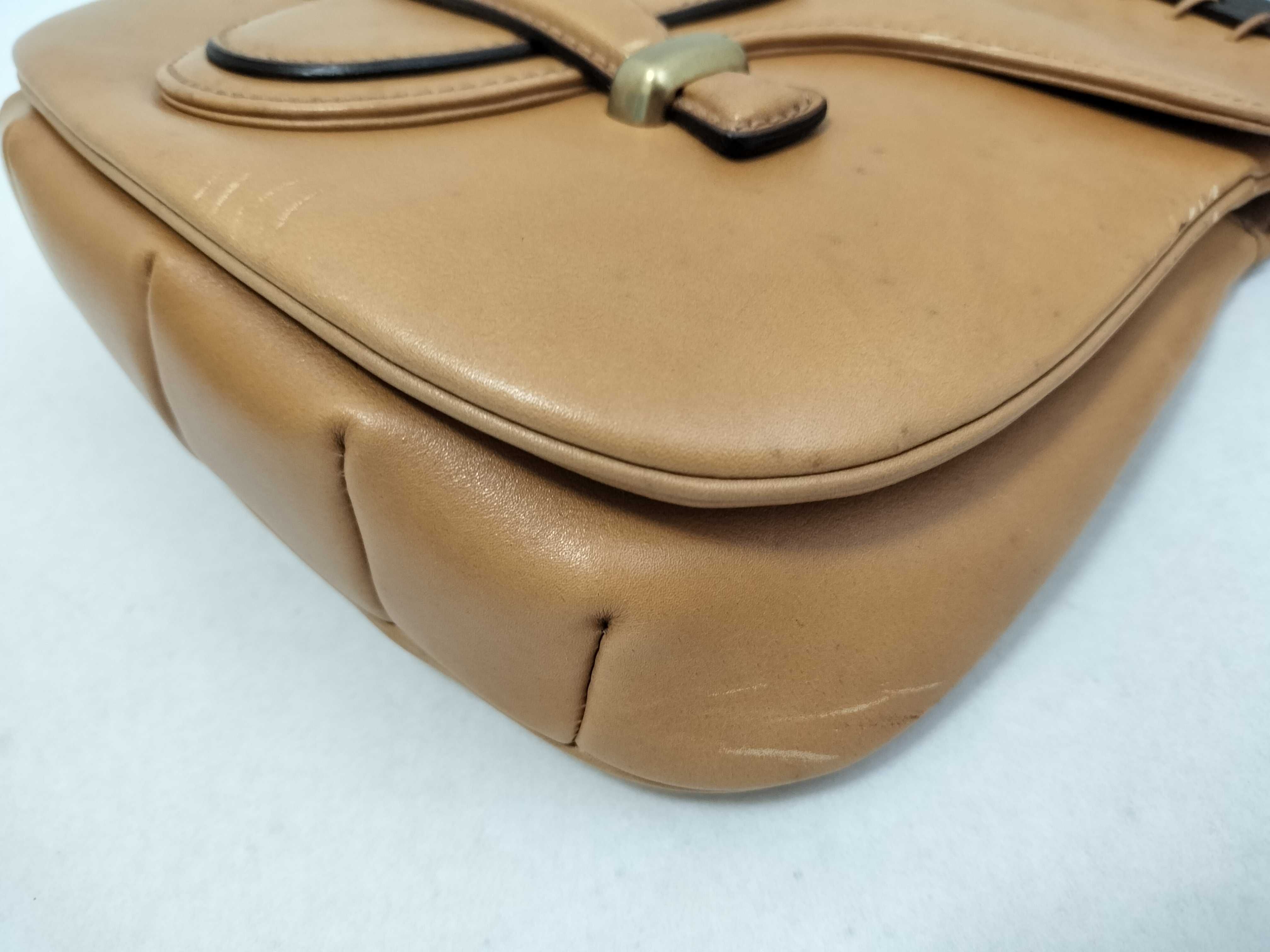 Wood Leather Shoulder Bag — view 6