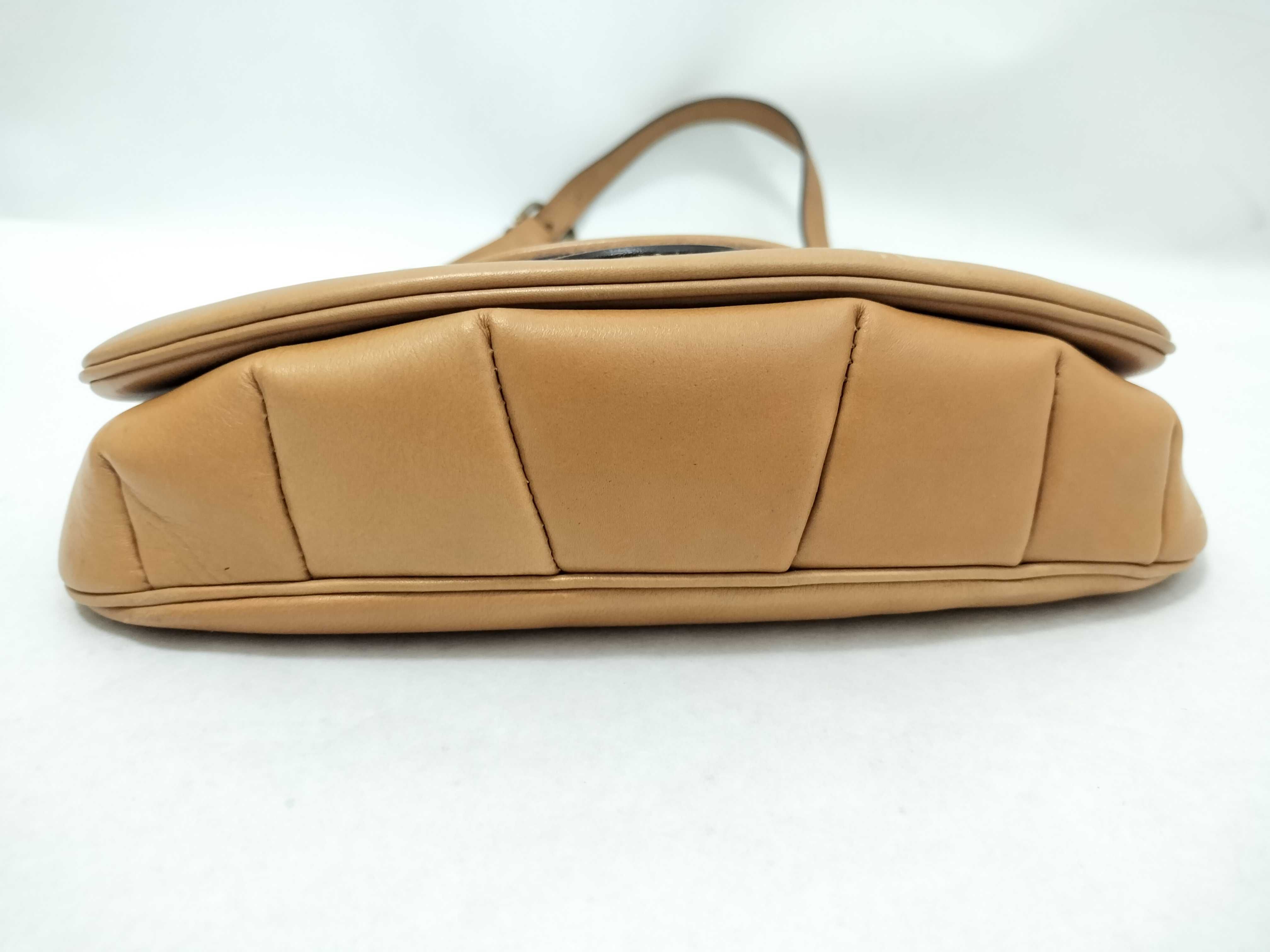 Wood Leather Shoulder Bag — view 7
