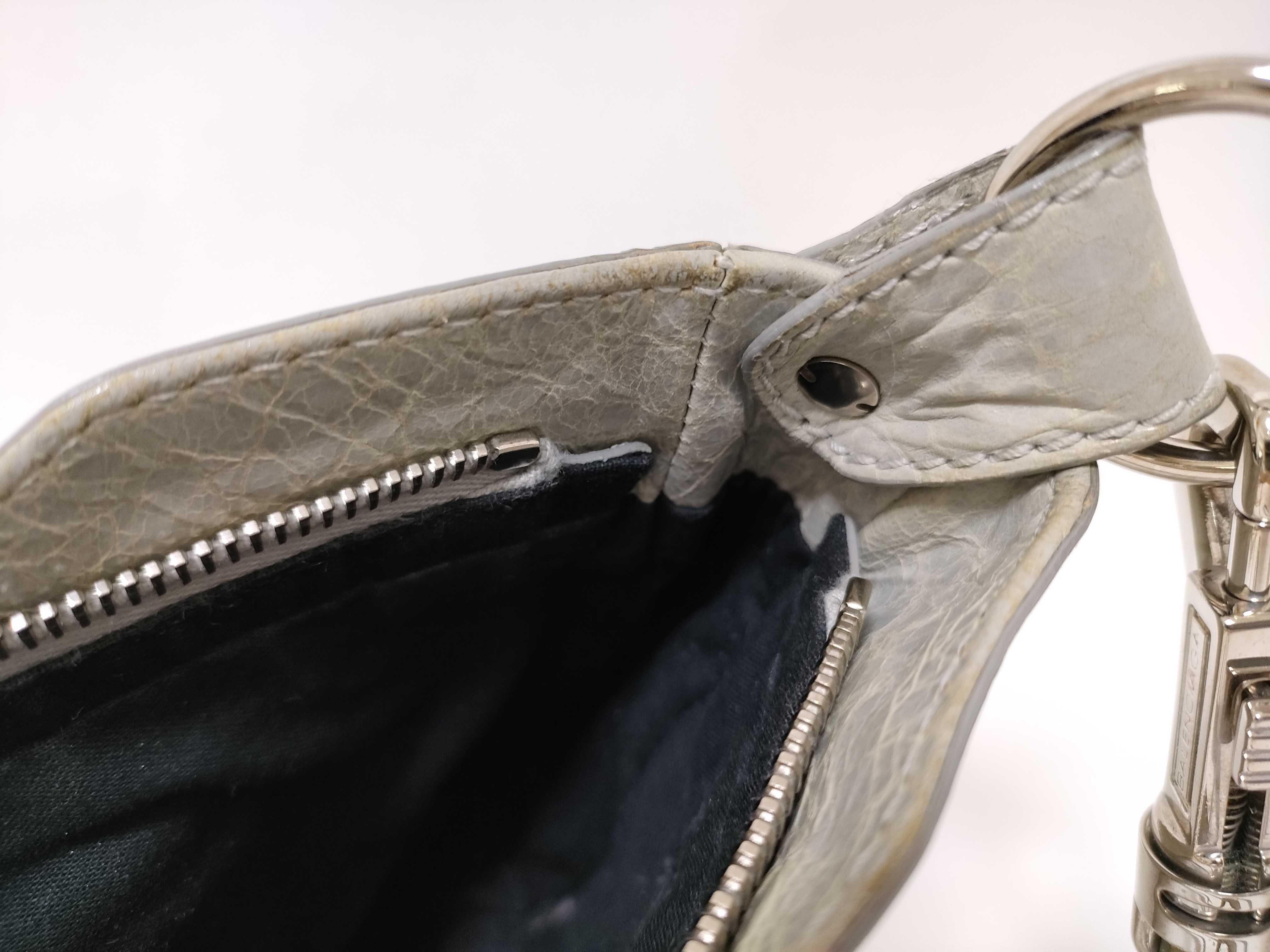 The Giant City Balenciaga Giant Hip Leather Shoulder Bag Blue 237203 Shoulder bag with mirror — view 9