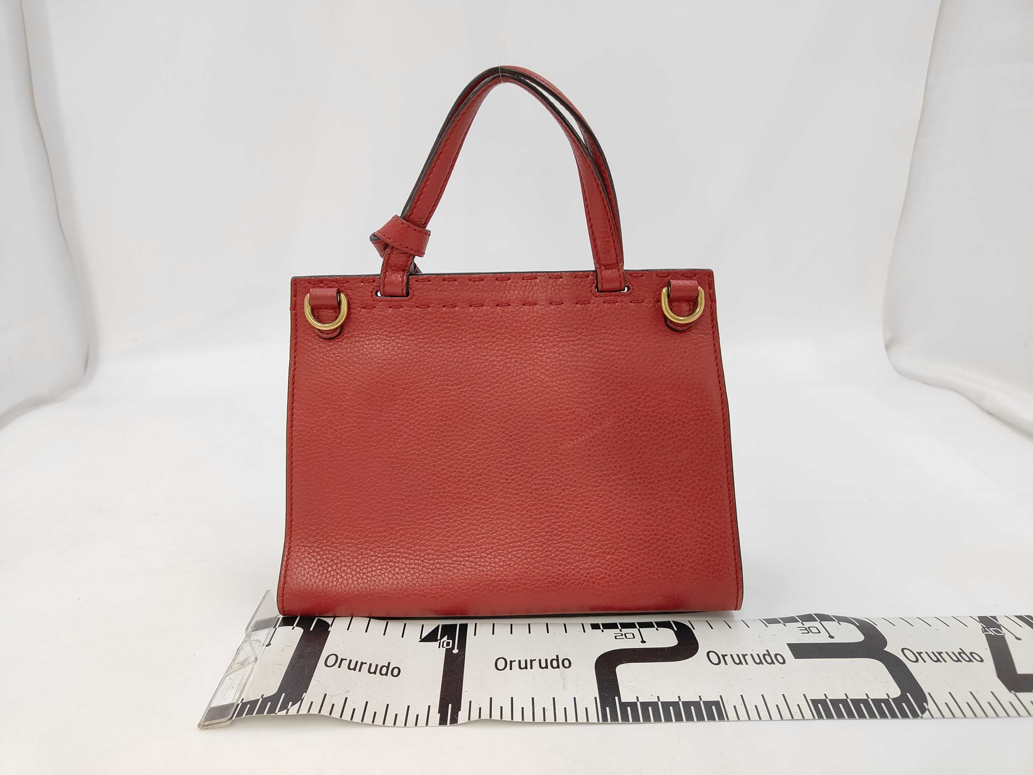 GG MARMONT 2WAY LEATHER SHOULDER BAG RED Handbag (442622) — view 2