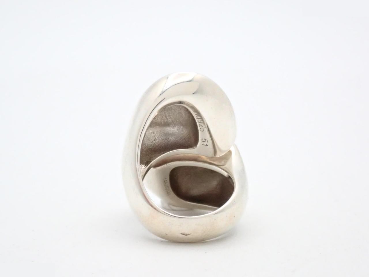 Initial Ring, Stamped 51, 925 Sterling Silver, 23.0g — view 2