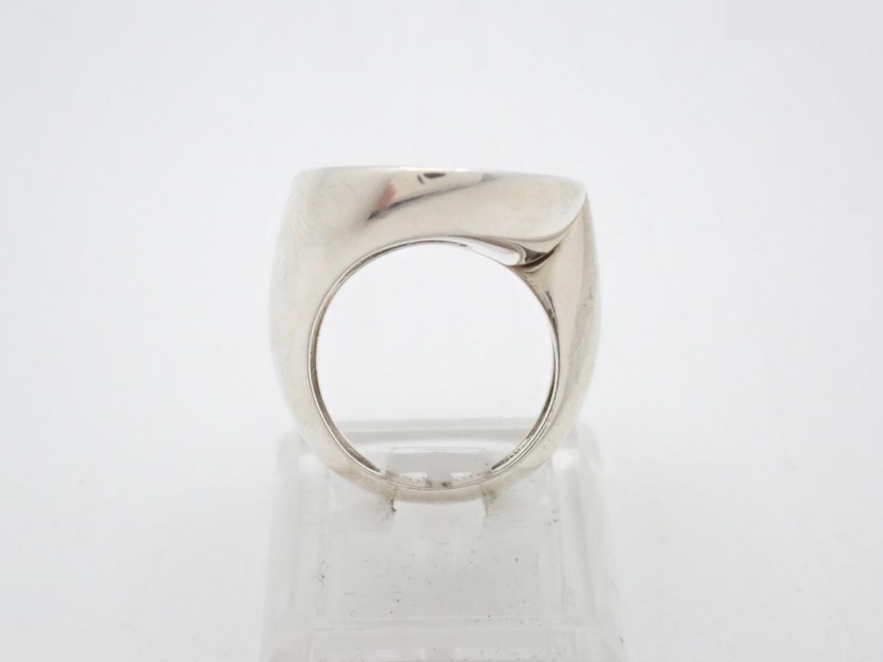 Initial Ring, Stamped 51, 925 Sterling Silver, 23.0g — view 3