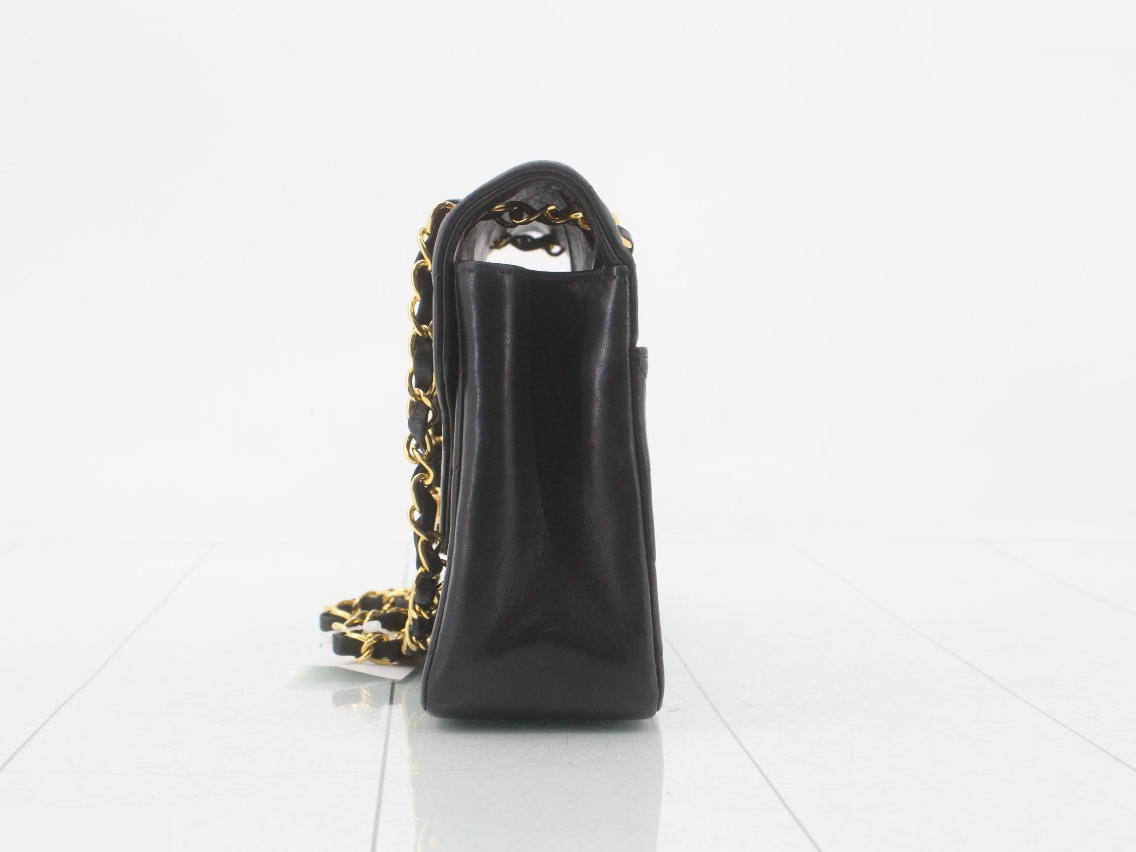 Bias Stitch Lamb Chain Shoulder Bag, Unit 2 — view 3