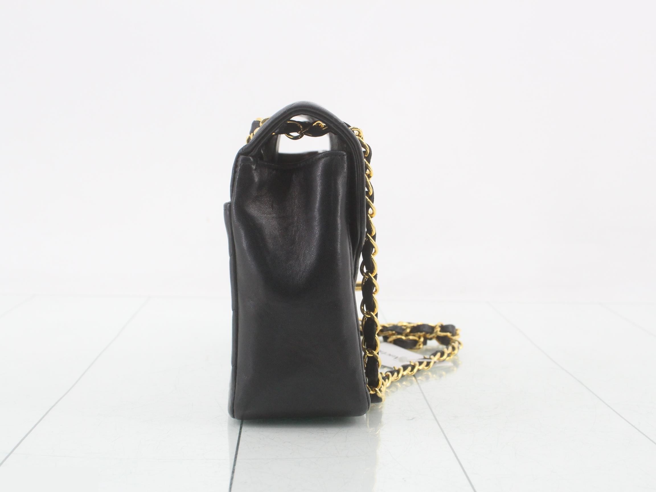 Bias Stitch Lamb Chain Shoulder Bag, Unit 2 — view 4
