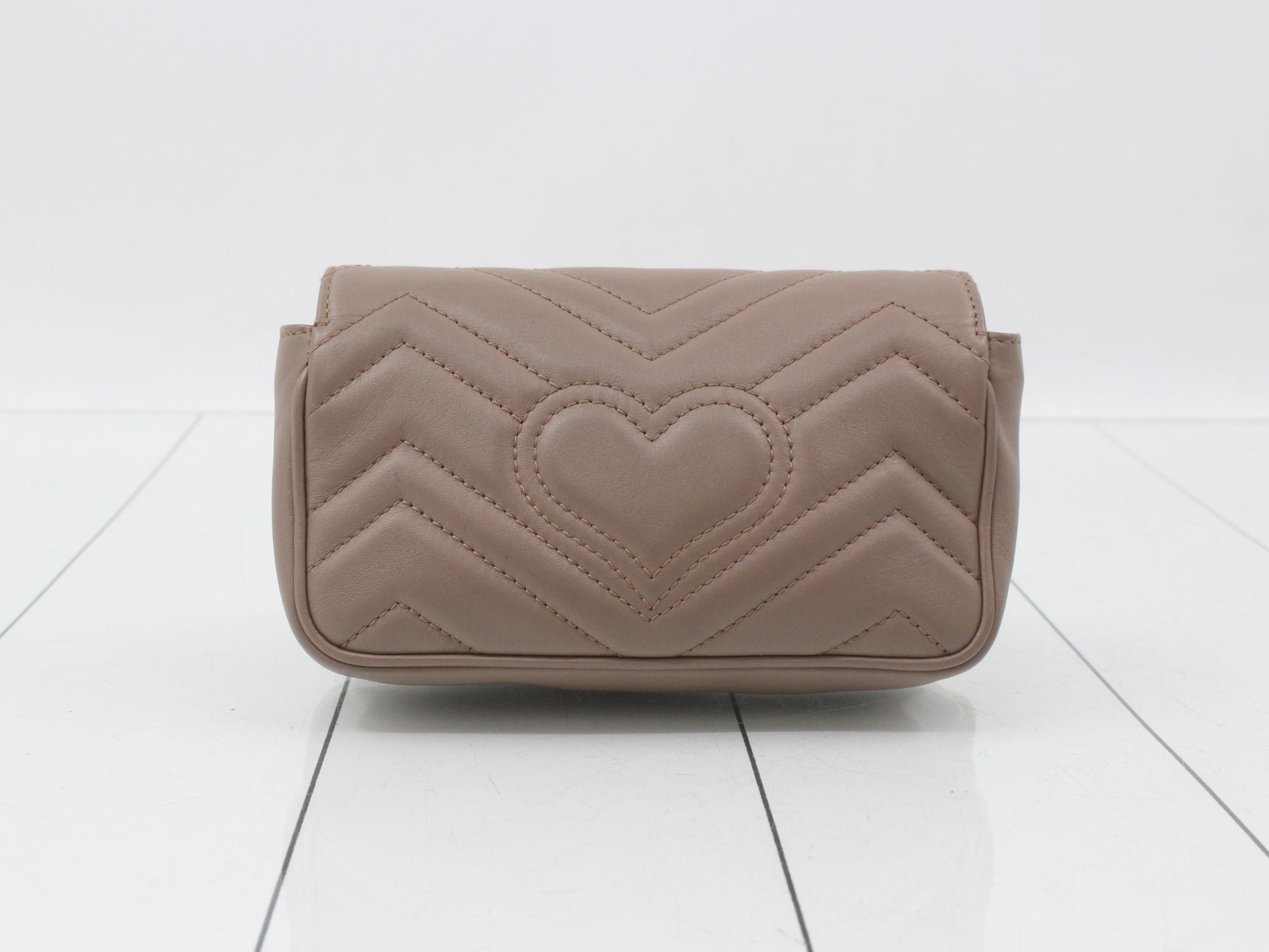 Marmont Shoulder Bag, Beige, 476483, 0959 — view 2
