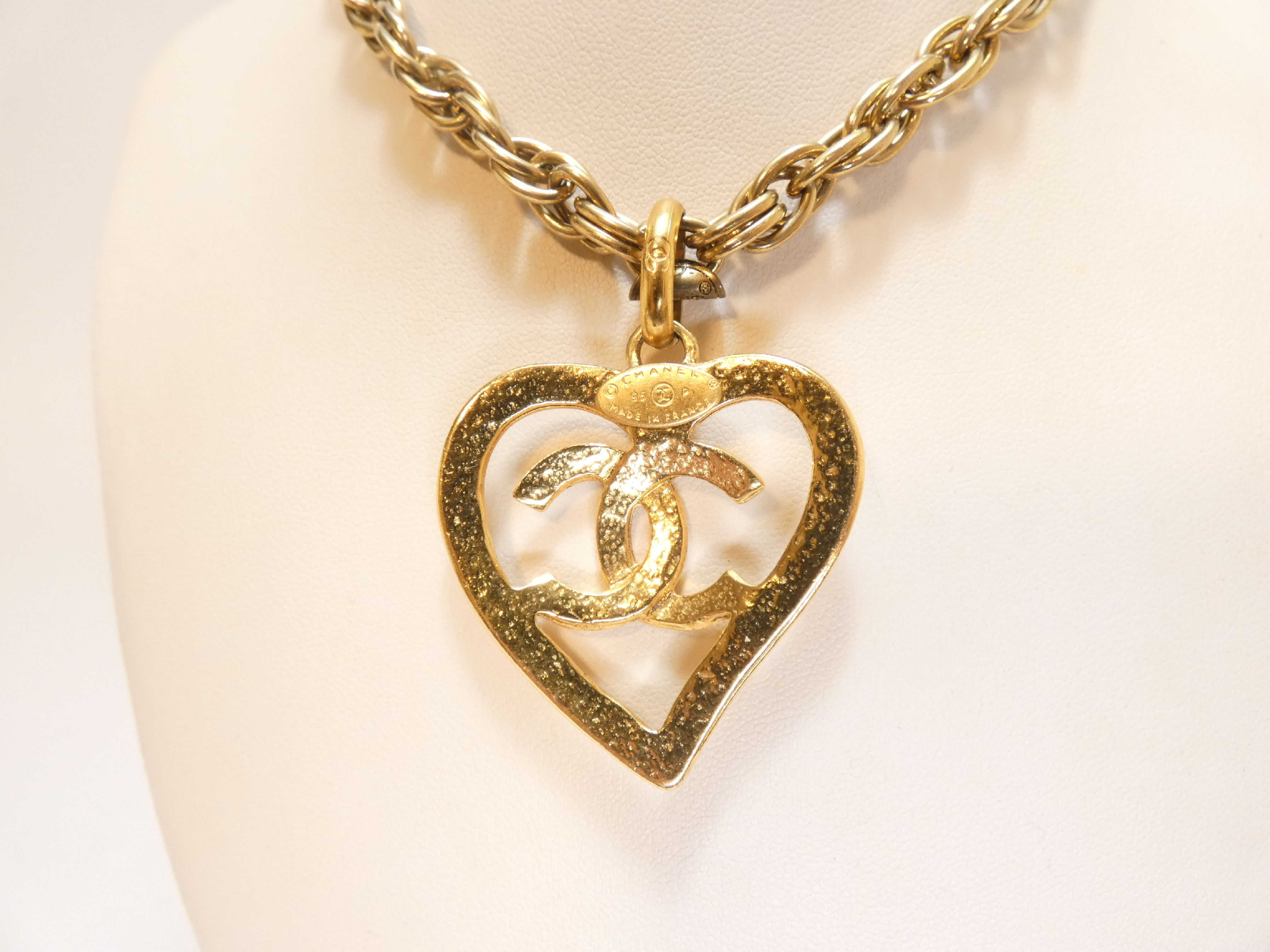 Coco Heart Chain Necklace — view 2