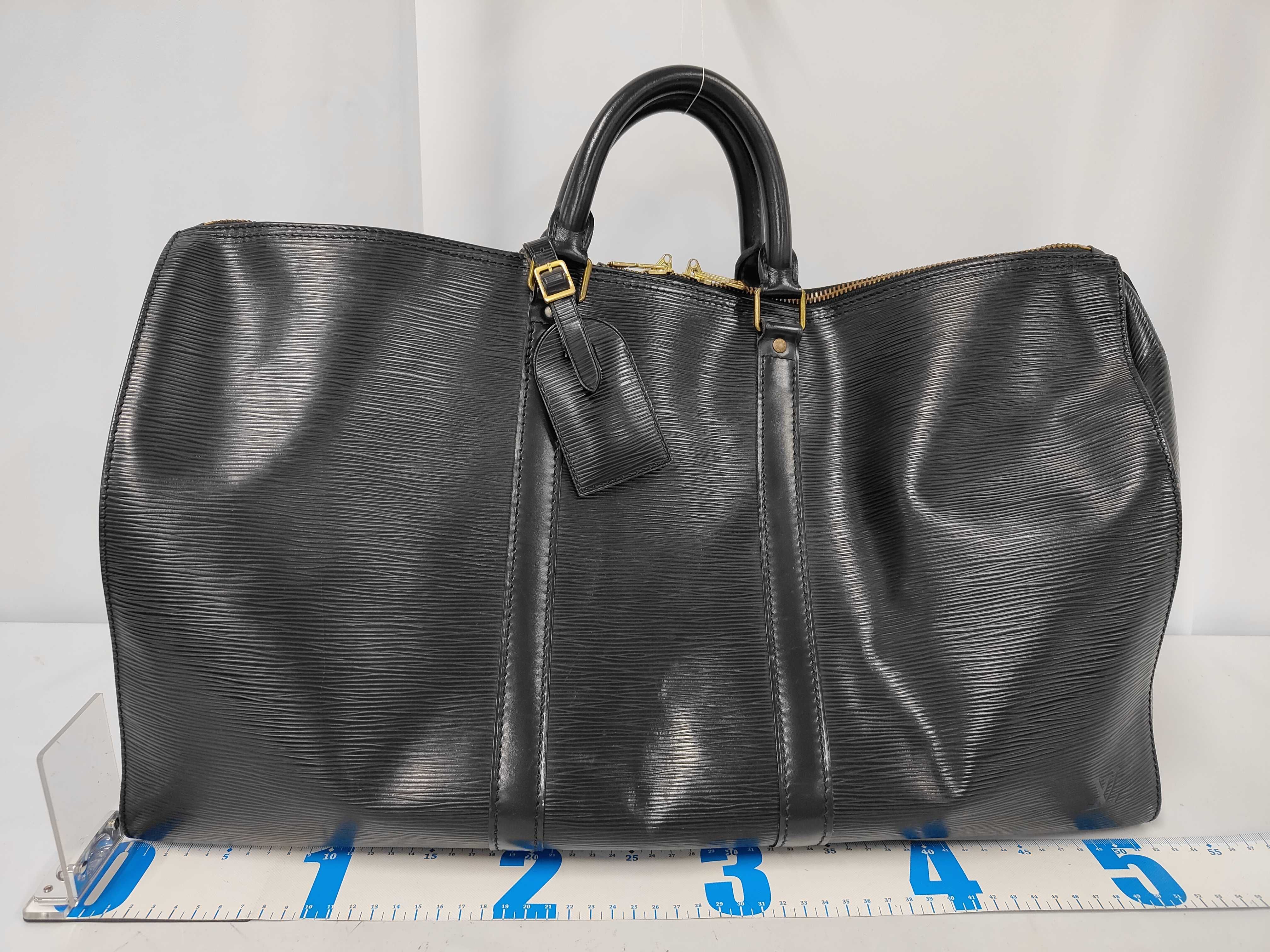 Epi Keepall 50 Noir VI0950 Boston Bag — view 2