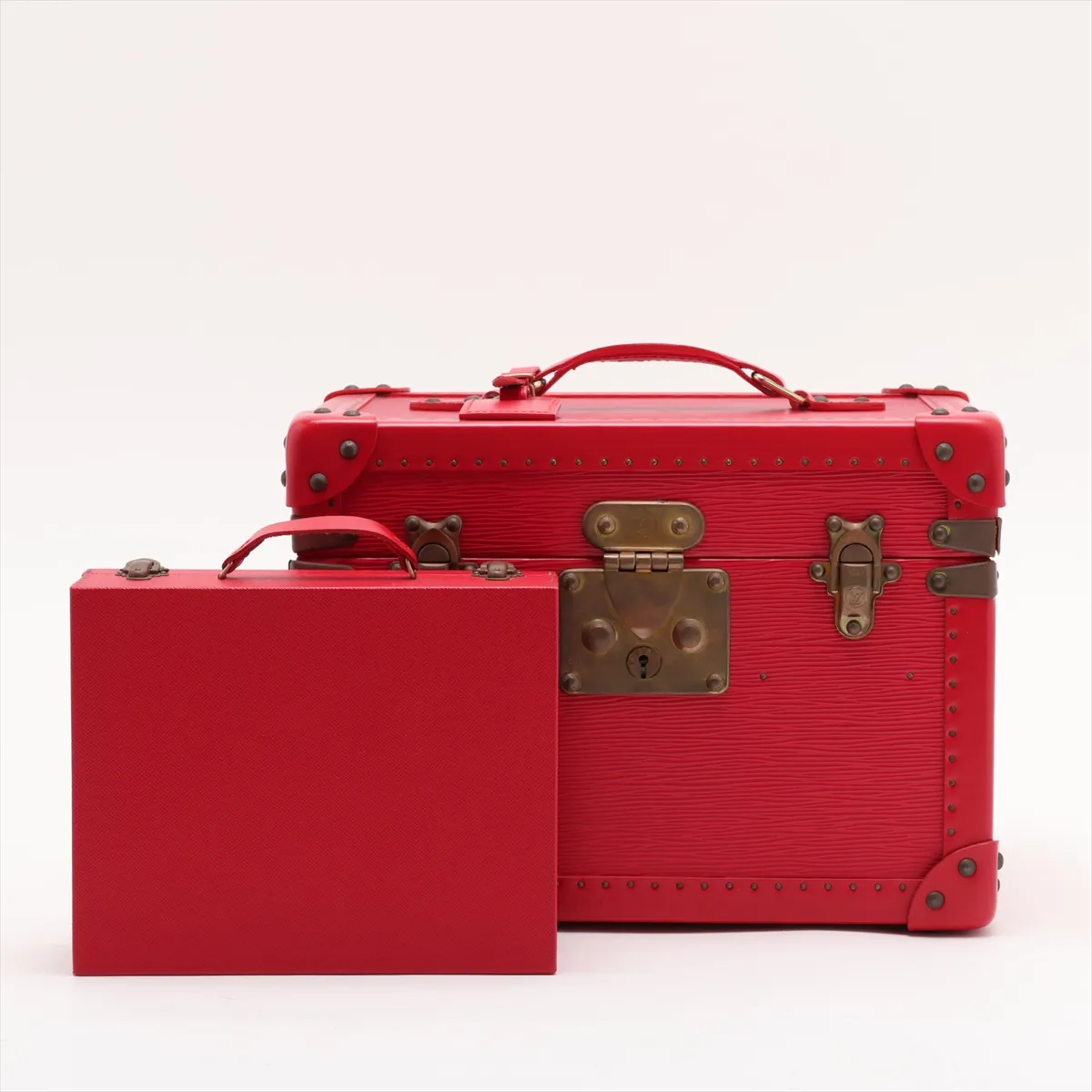 Epi Coffret Polyvalent - AAS42312 Red with initials
