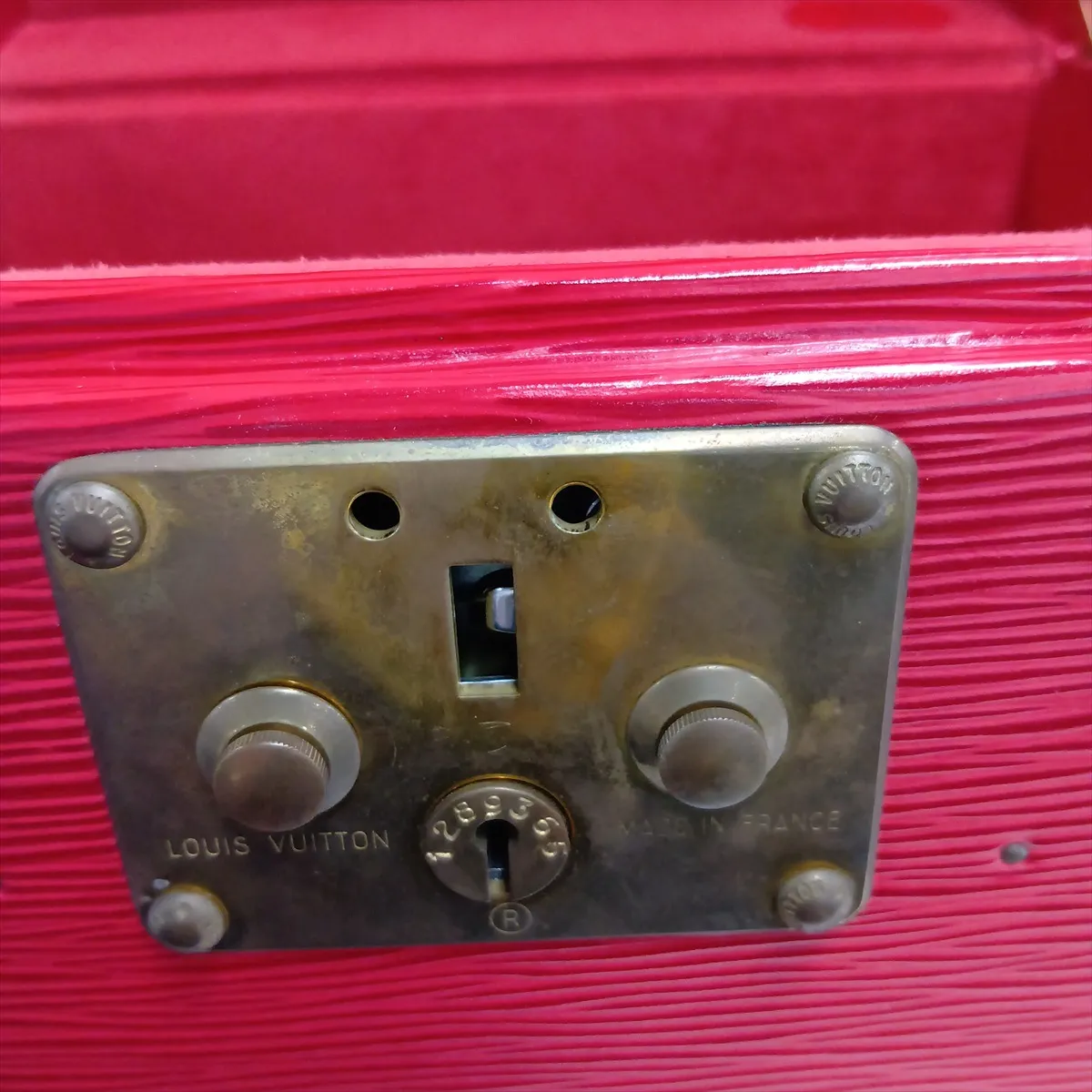 Epi Coffret Polyvalent - AAS42312 Red with initials — view 14