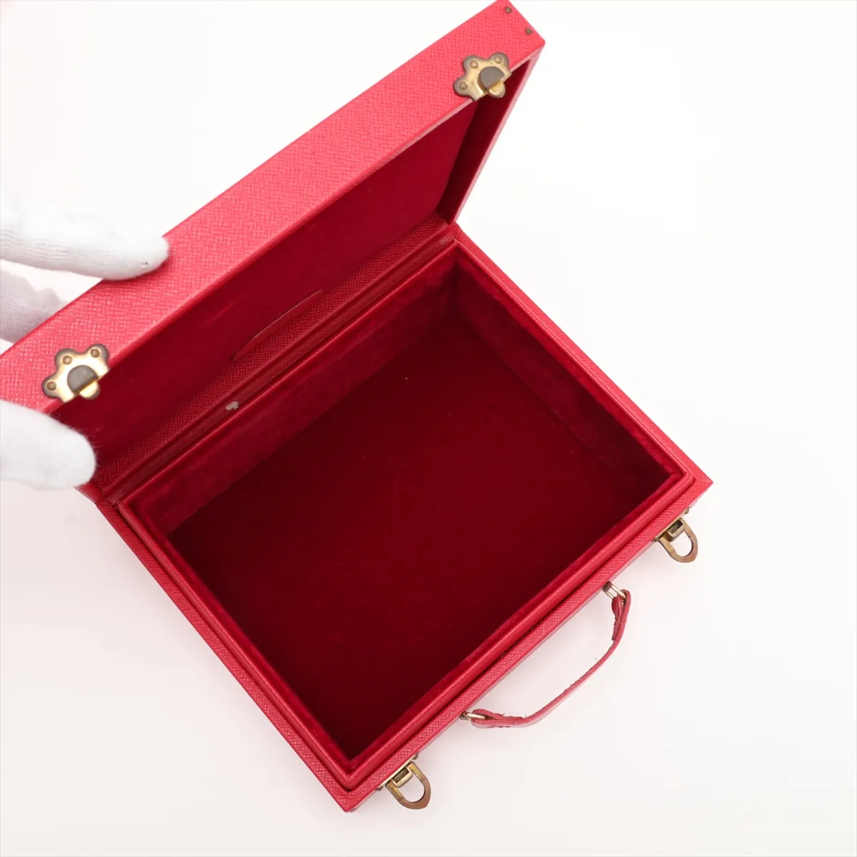 Epi Coffret Polyvalent - AAS42312 Red with initials — view 9
