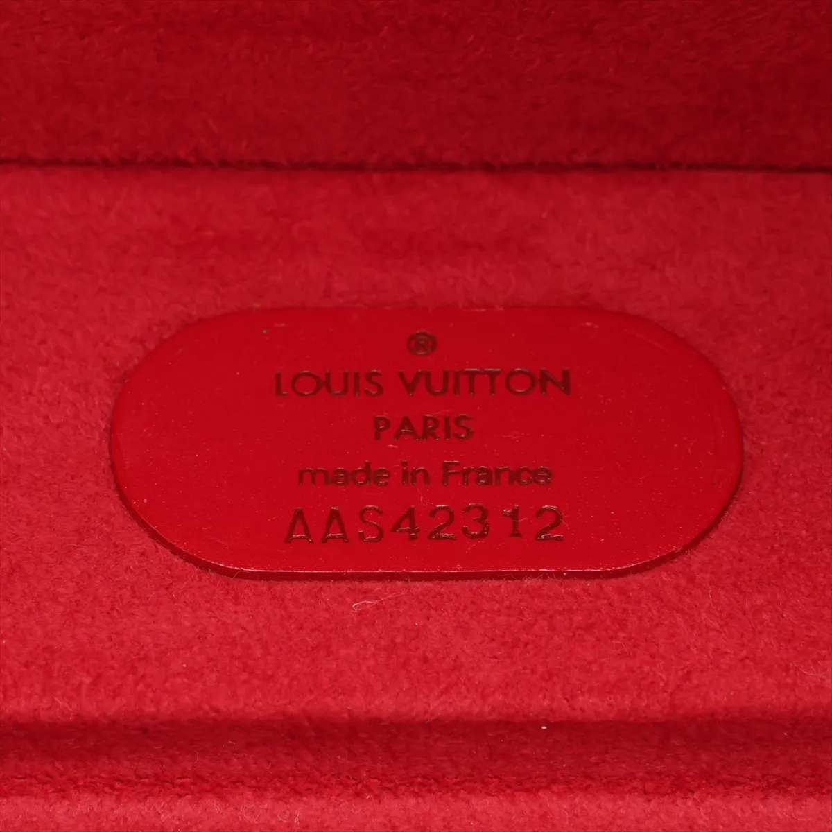 Epi Coffret Polyvalent - AAS42312 Red with initials — view 10