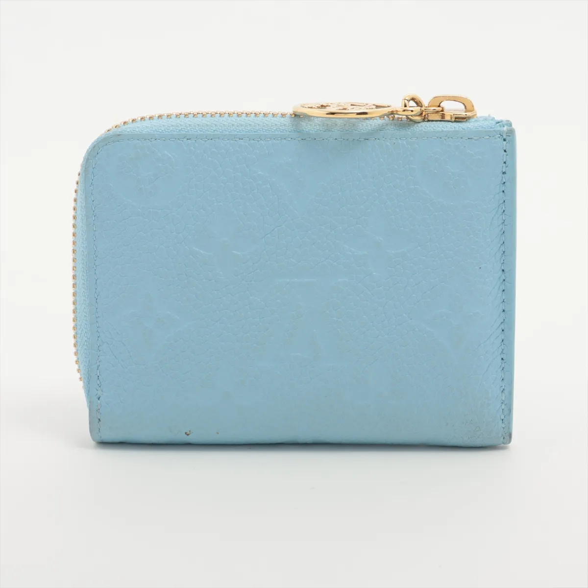 Monogram Empreinte Portefeuille Lisa M27488 Light Blue Compact Wallet (RFID detected) — view 2