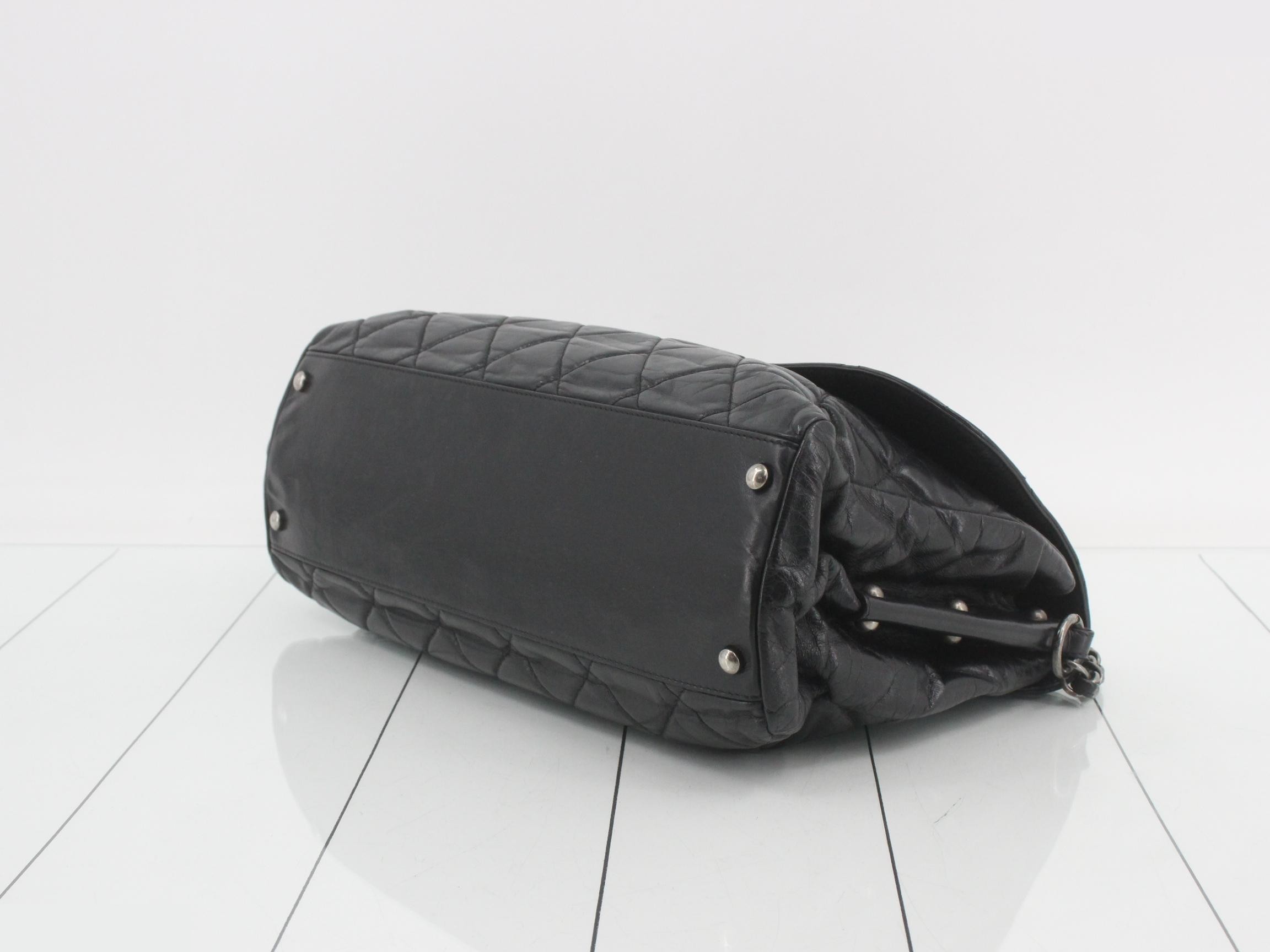 Leather Coco Mark 2-Way Chain Shoulder/Handbag — view 6
