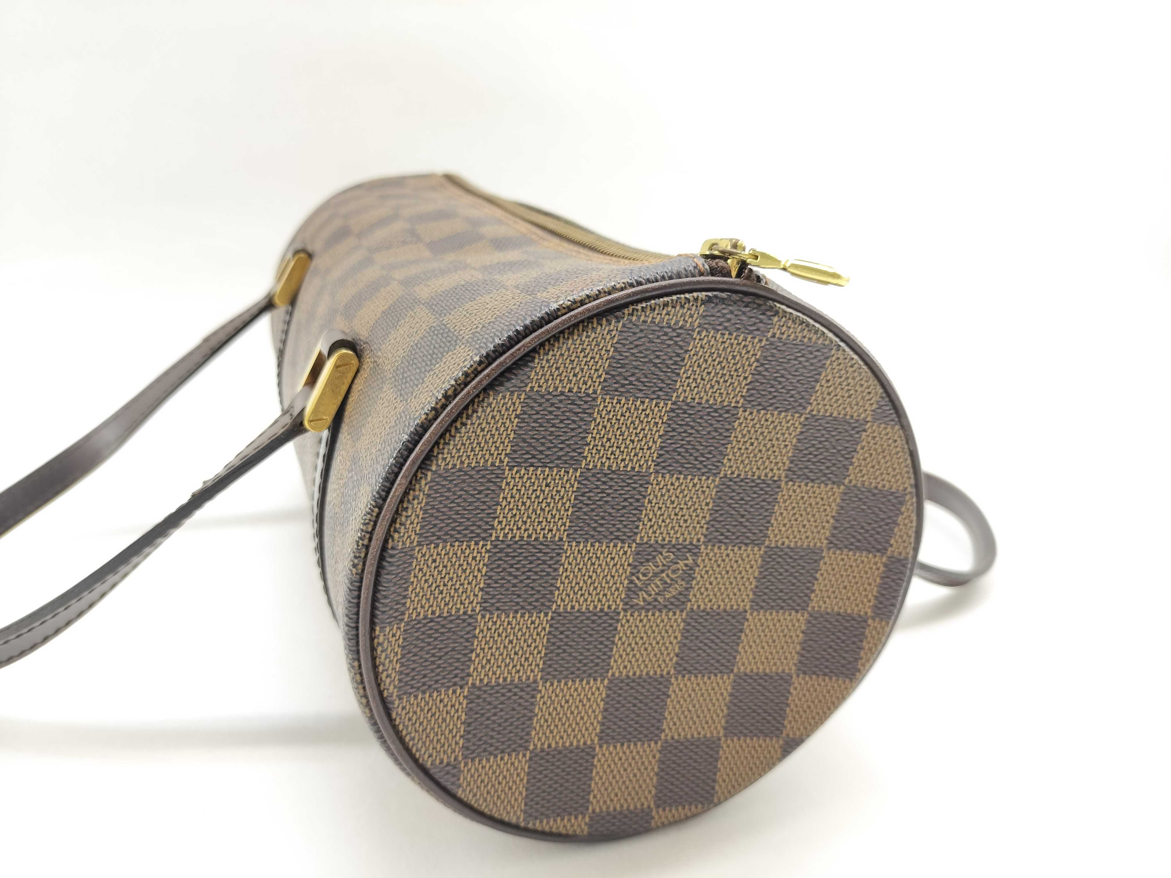 Damier Papillon PM N51304 DU0093 Brown Handbag — view 12