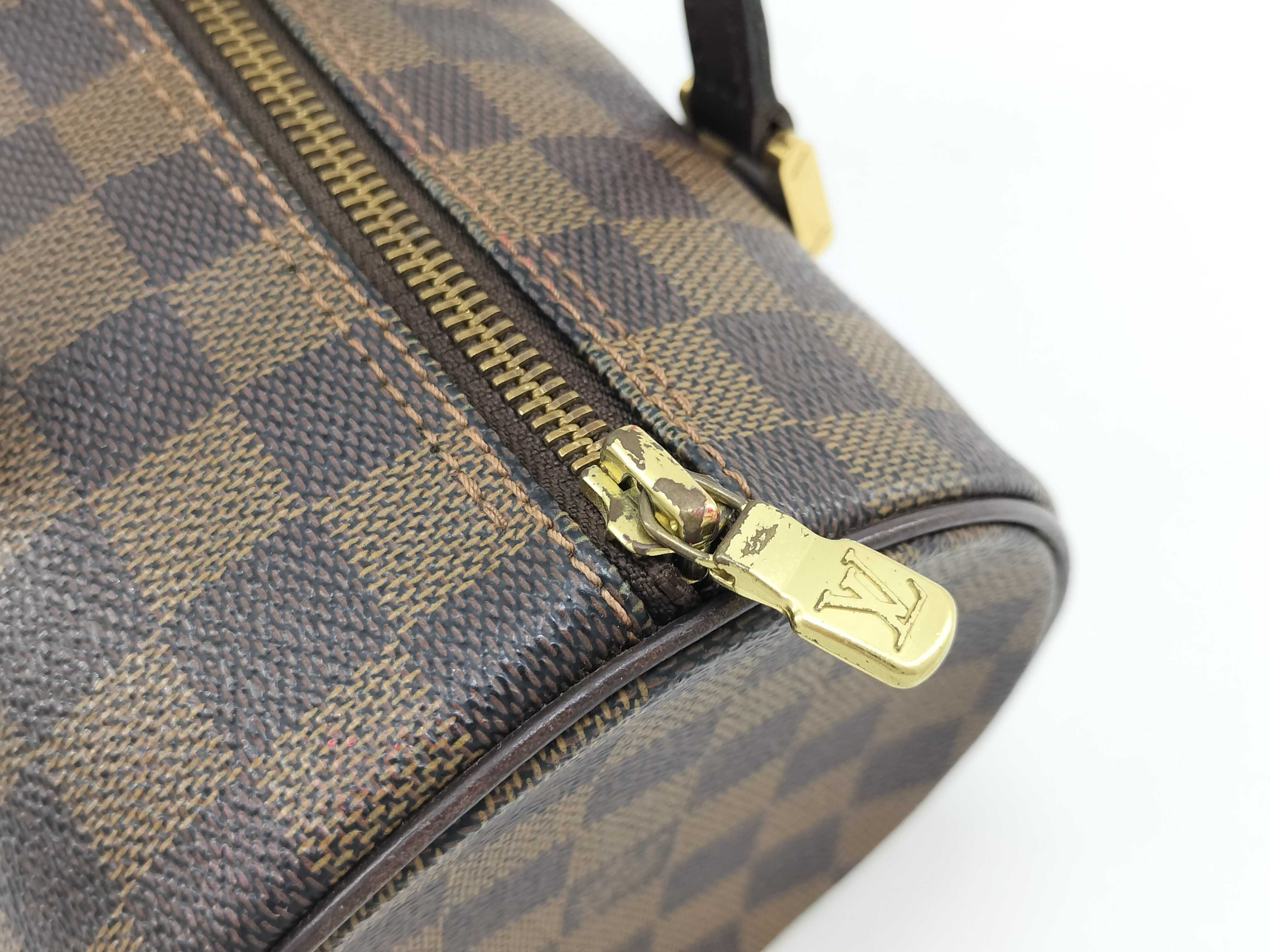 Damier Papillon PM N51304 DU0093 Brown Handbag — view 4