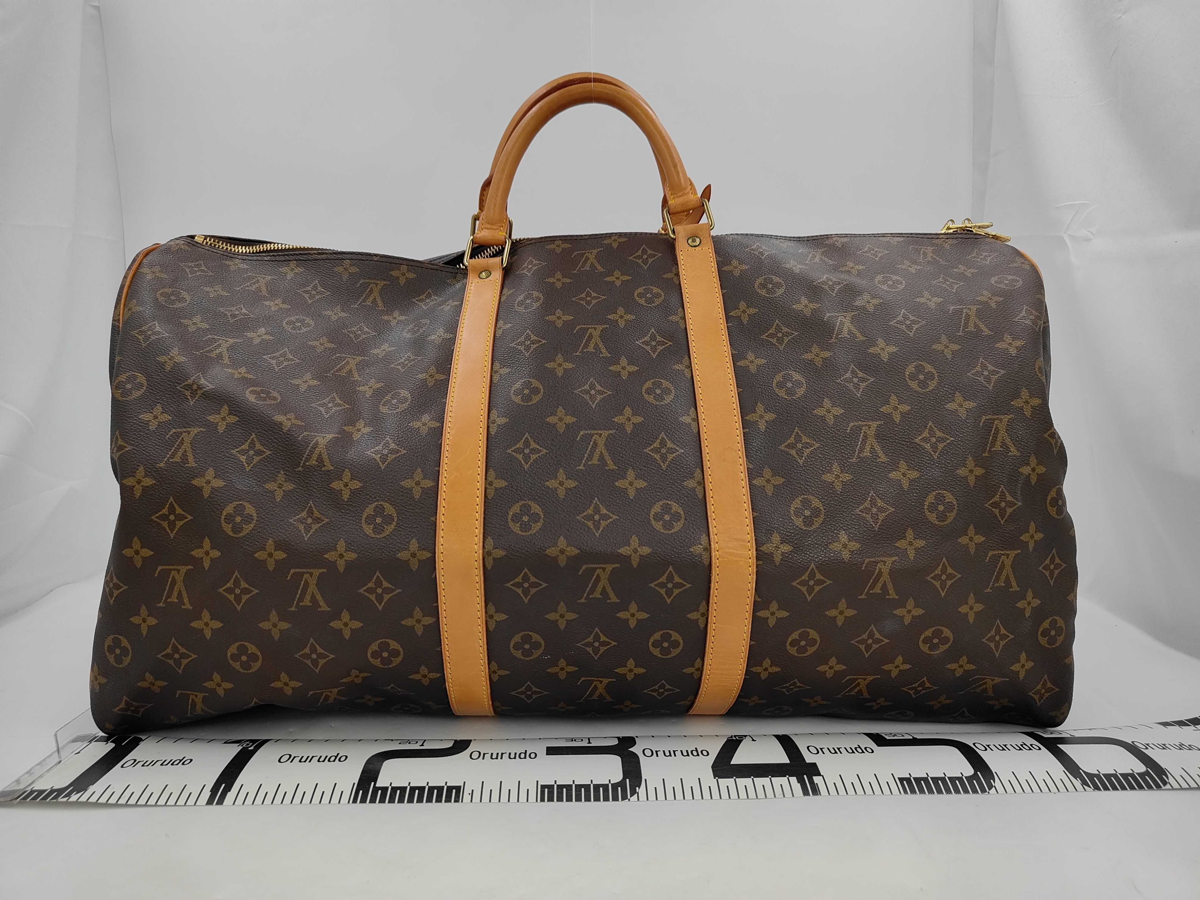 Monogram Vuitton Keepall Bandoulière 60 Boston Bag — view 2