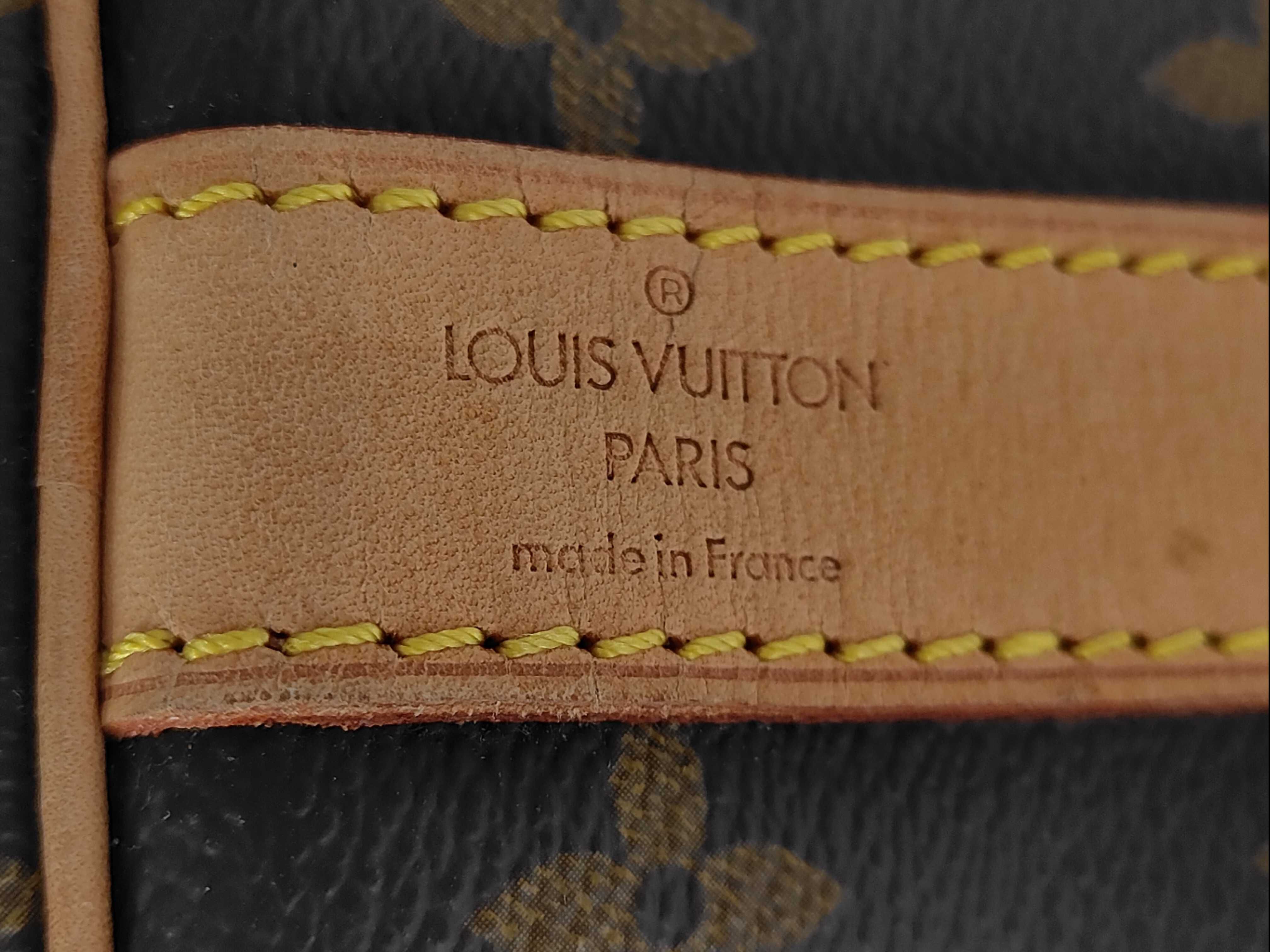 Monogram Vuitton Keepall Bandoulière 60 Boston Bag — view 9