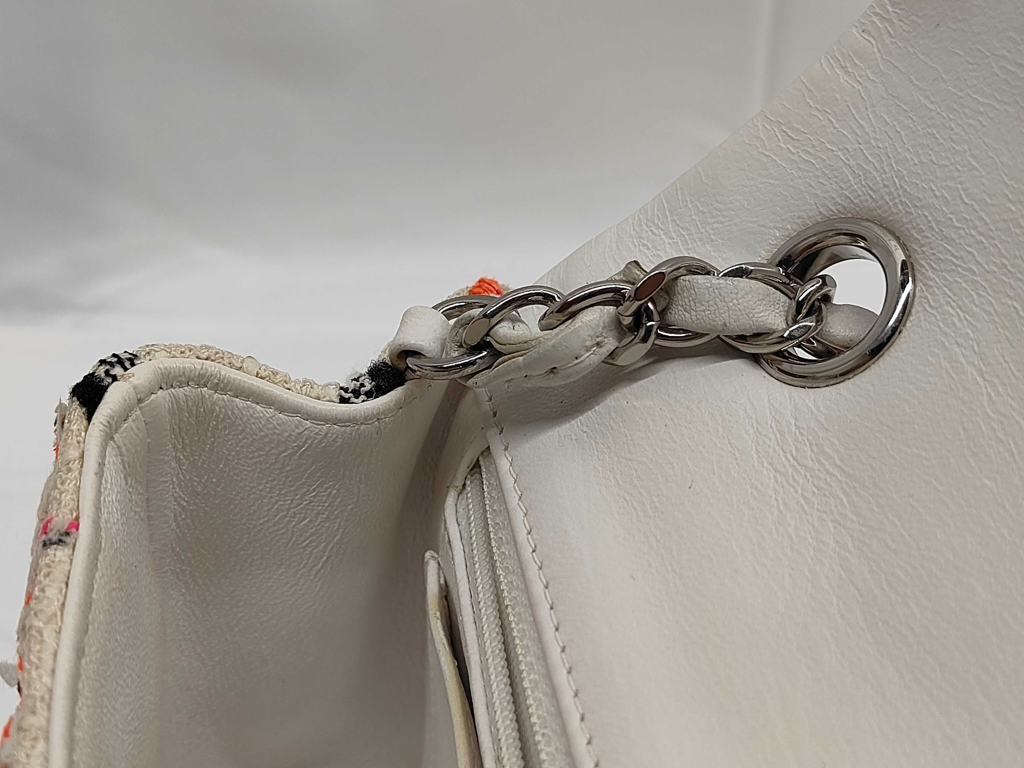 Matelassé 20 Tweed Multicolor Chain Shoulder Bag (Serial Number 29) — view 8