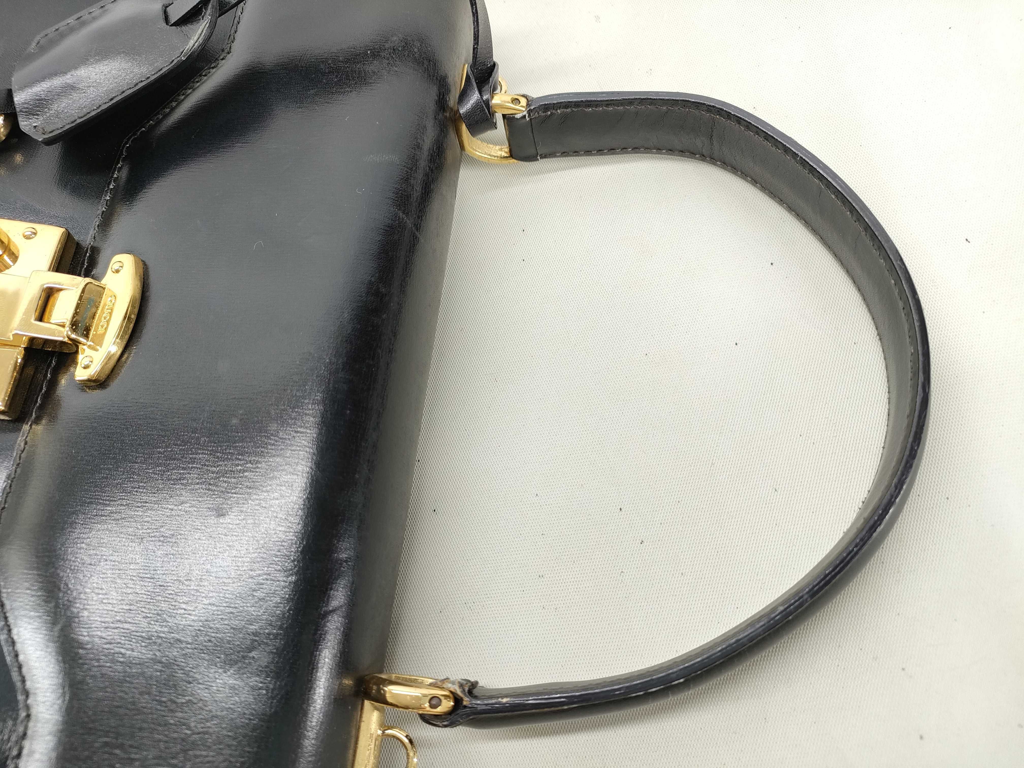 Lady Lock Leather Hand Shoulder Bag — view 5