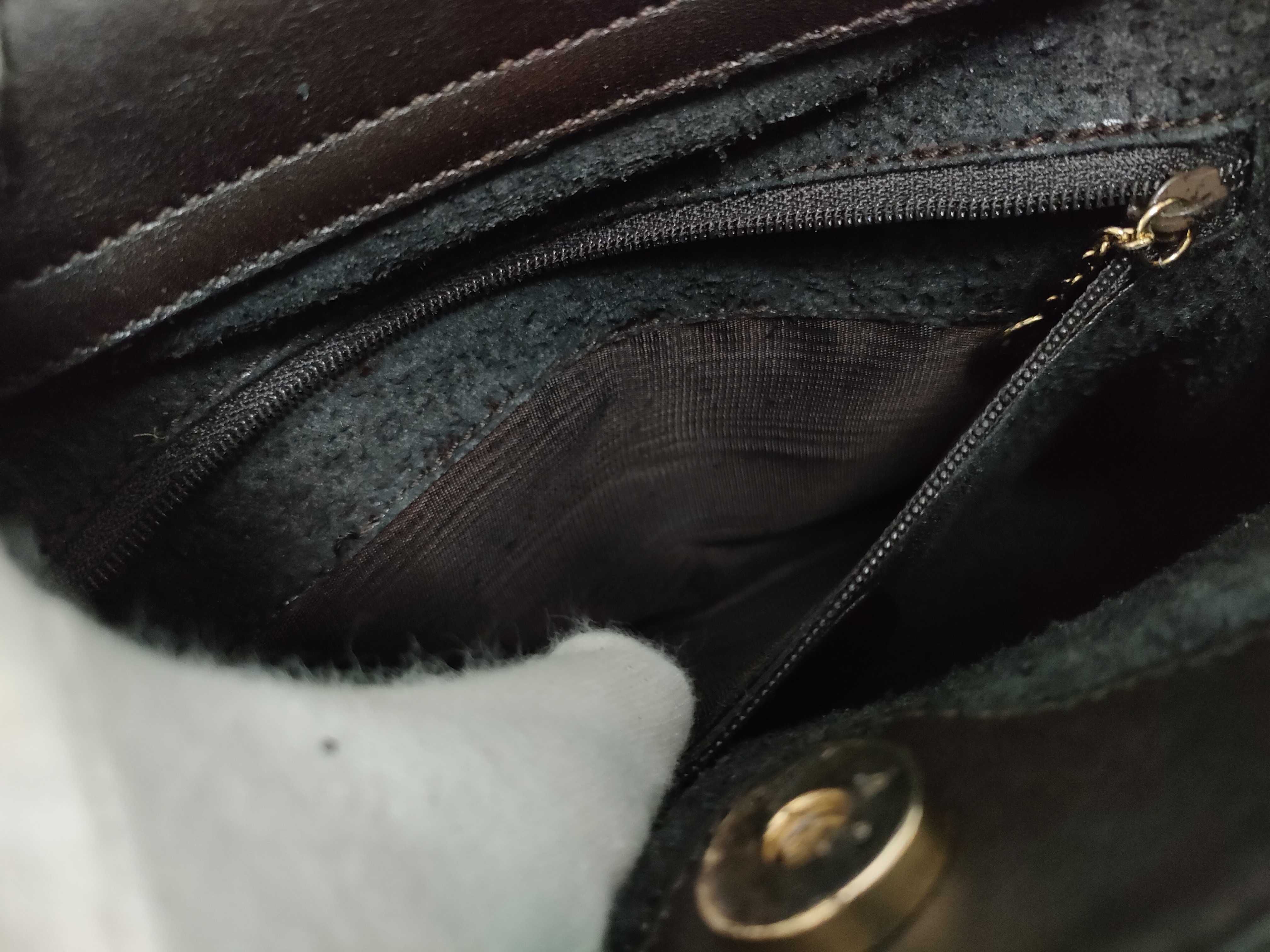 Bamboo Leather Handbag Shoulder Bag — view 11