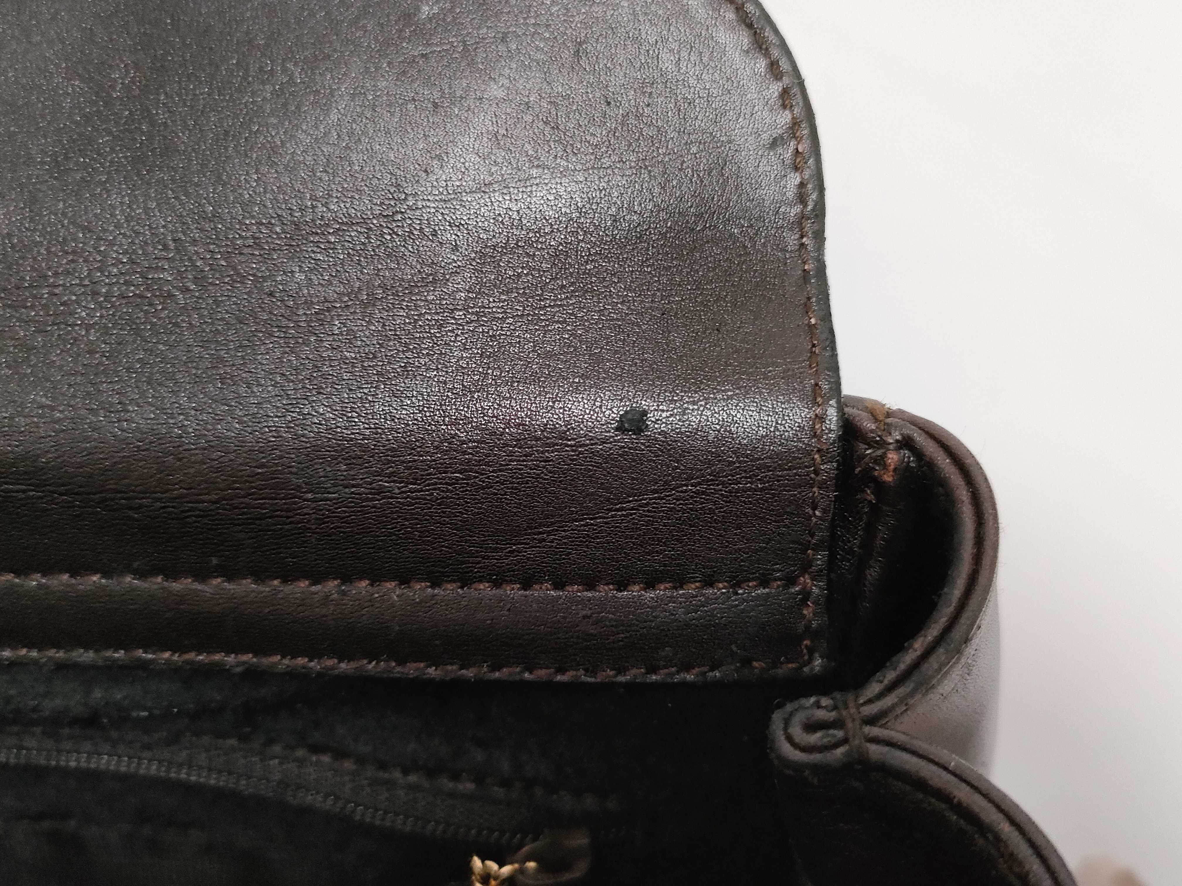 Bamboo Leather Handbag Shoulder Bag — view 12
