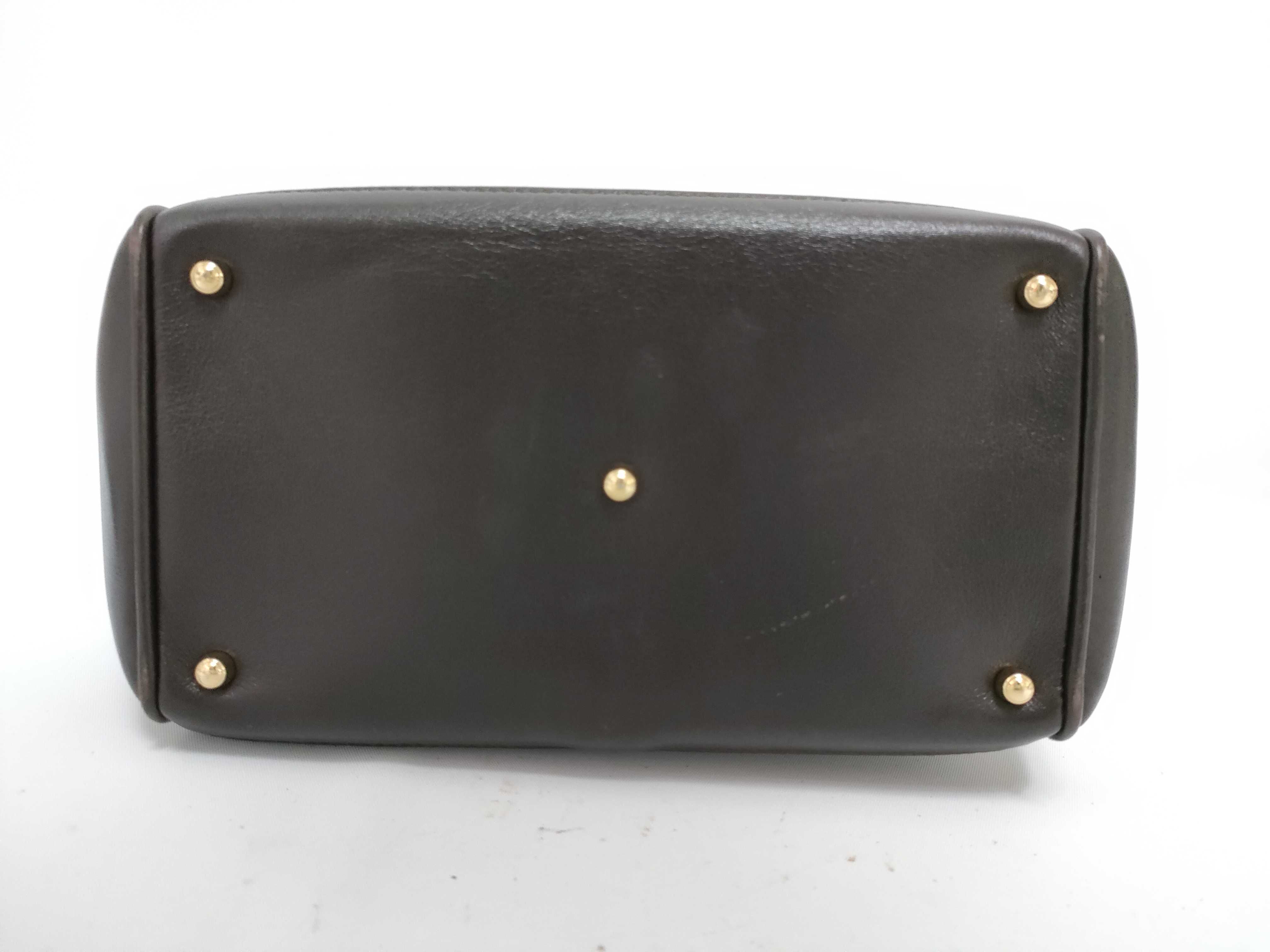 Bamboo Leather Handbag Shoulder Bag — view 3