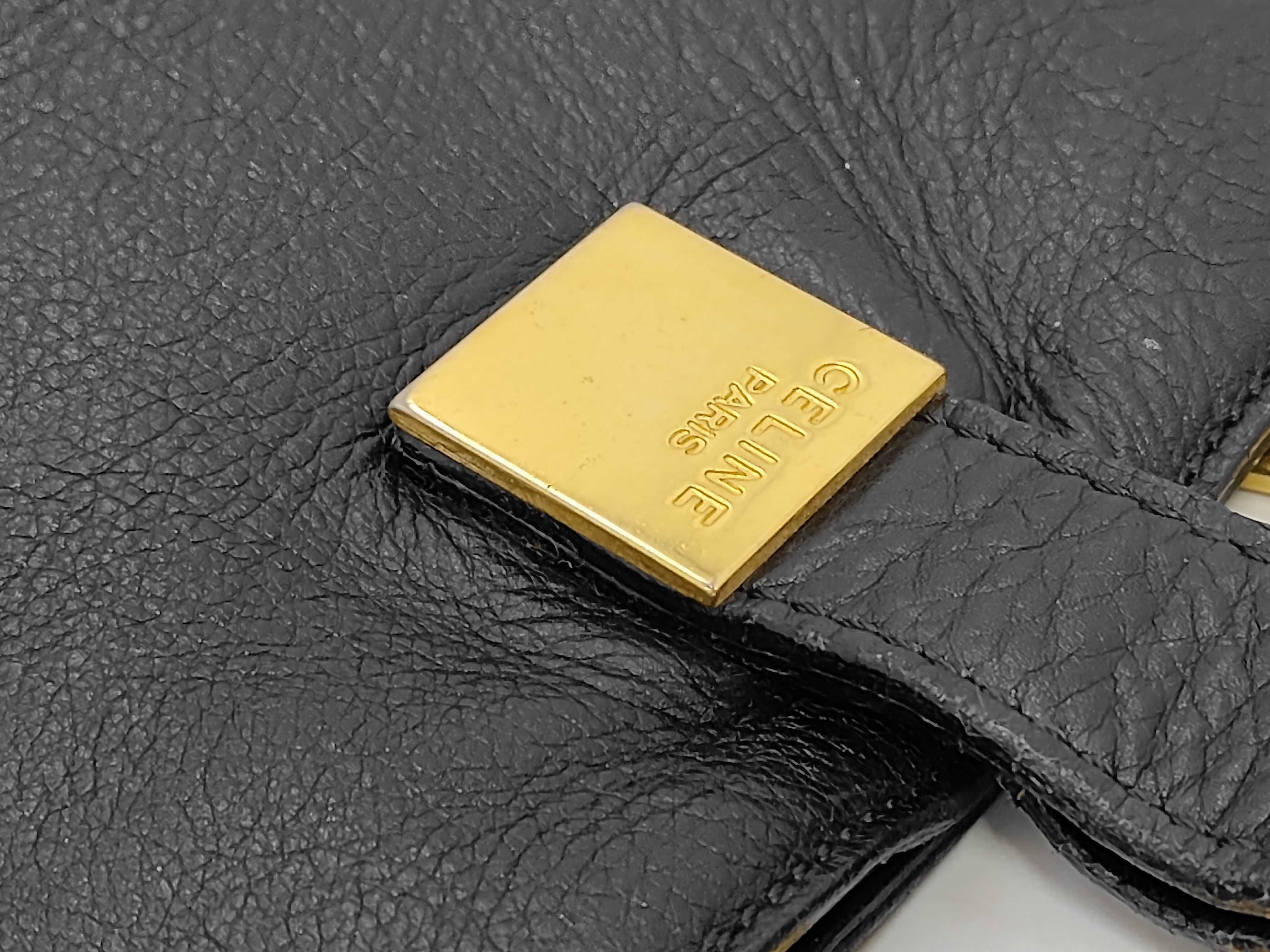 Circle Logo One-Shoulder Bag, Calf Leather, Black Shoulder Bag — view 5