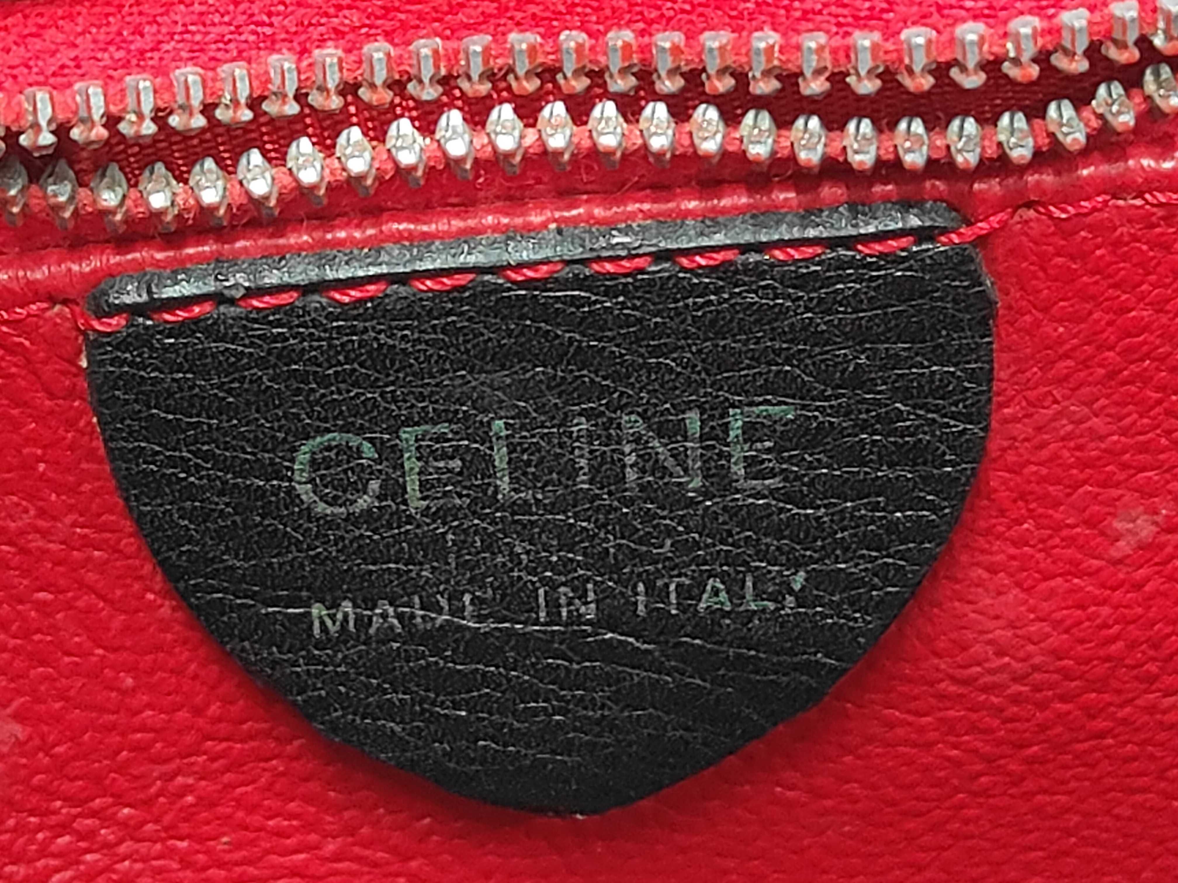 Circle Logo One-Shoulder Bag, Calf Leather, Black Shoulder Bag — view 9
