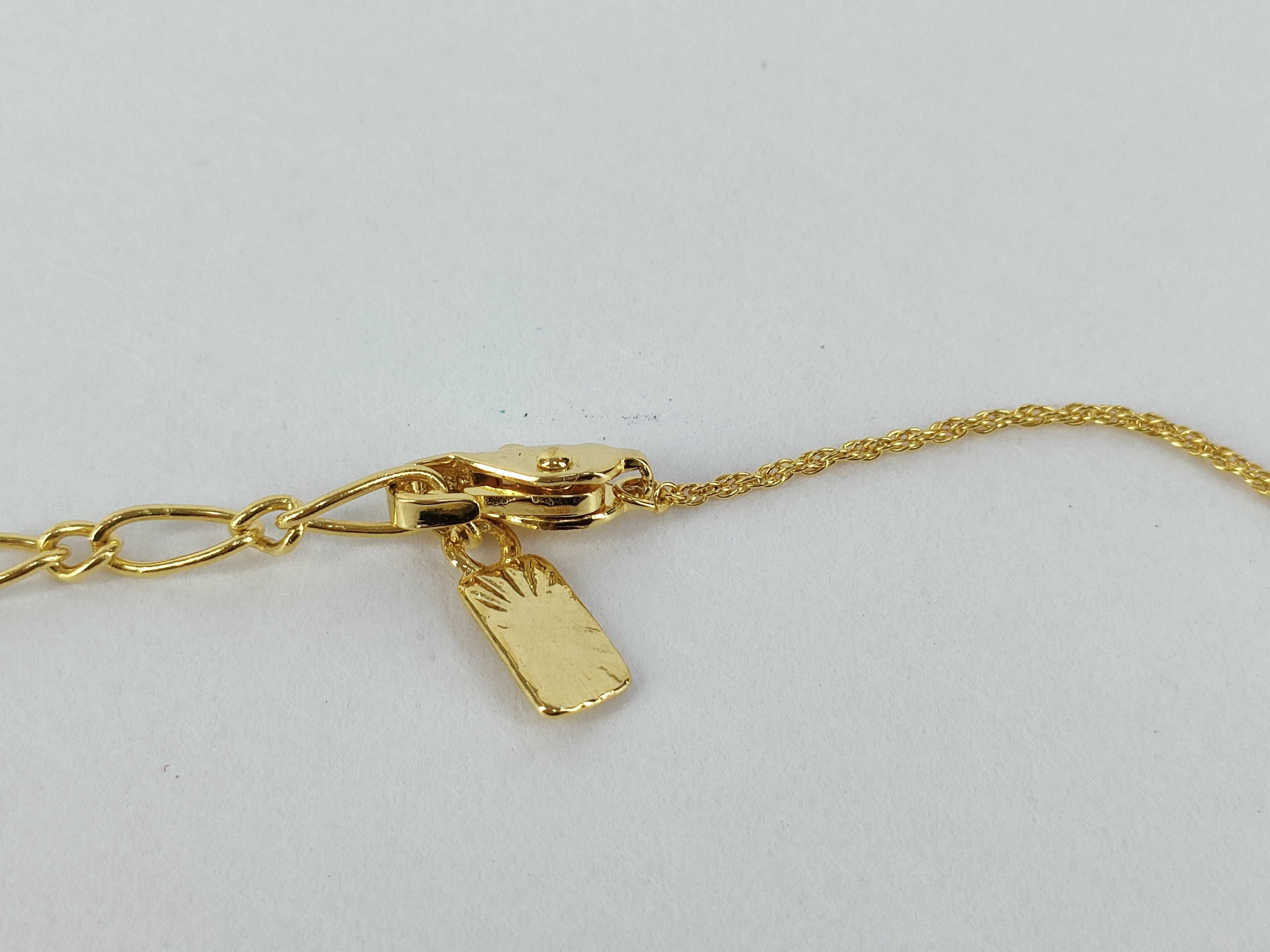 logo Cassandra gold necklace — view 6