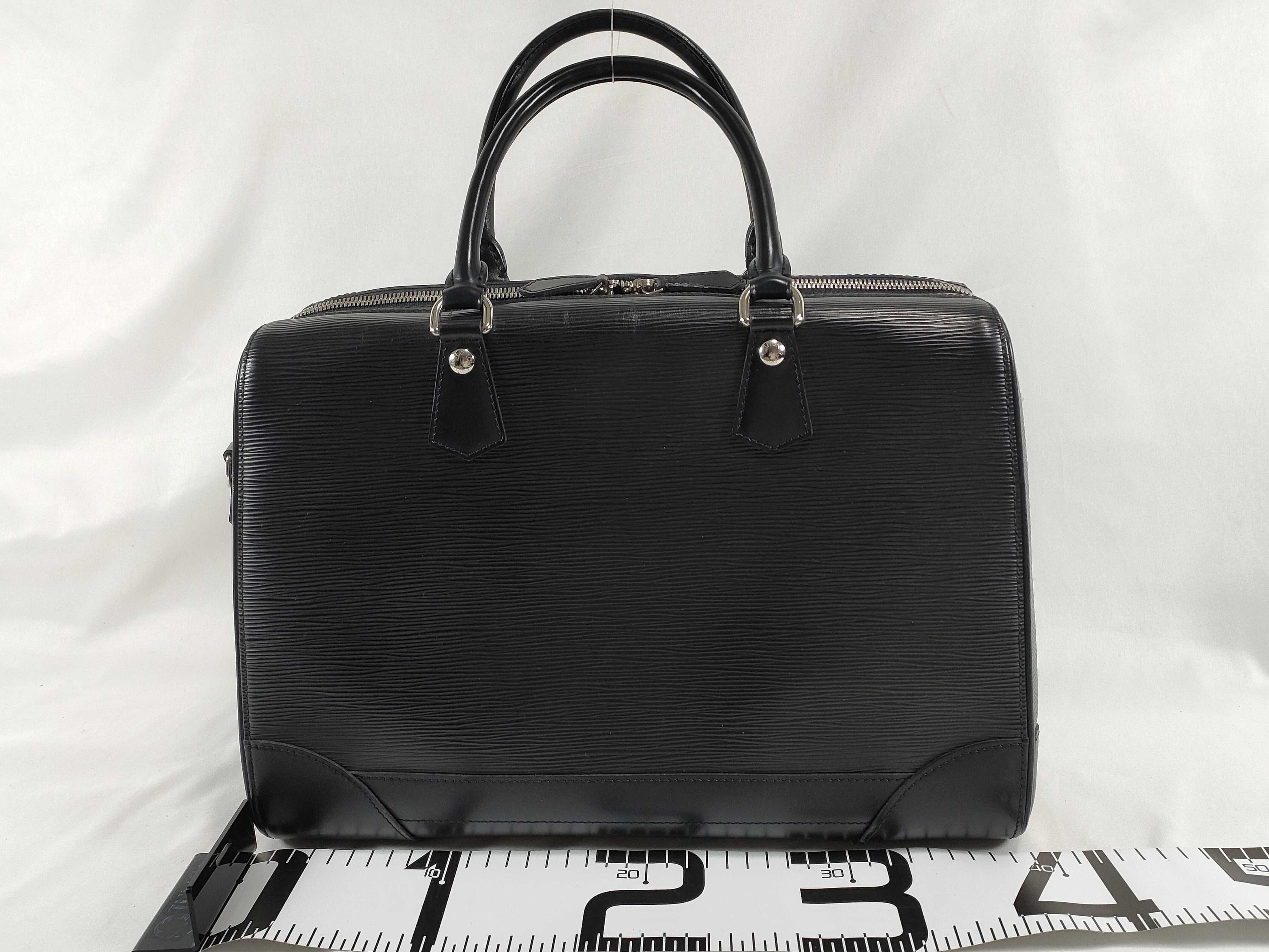 Epi Bourget Business Bag Boston Bag Black Serial Business Bag — view 2
