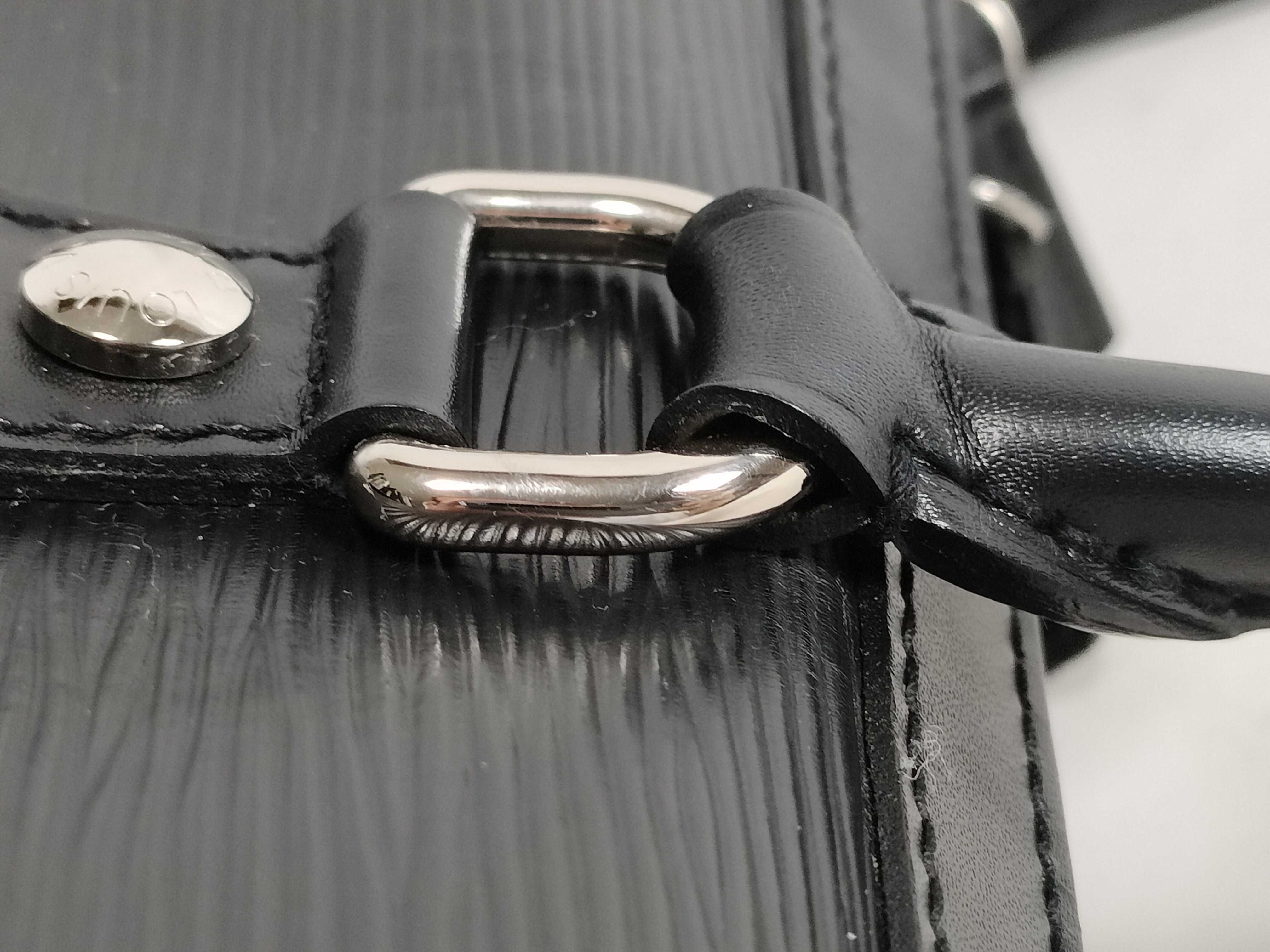 Epi Bourget Business Bag Boston Bag Black Serial Business Bag — view 5