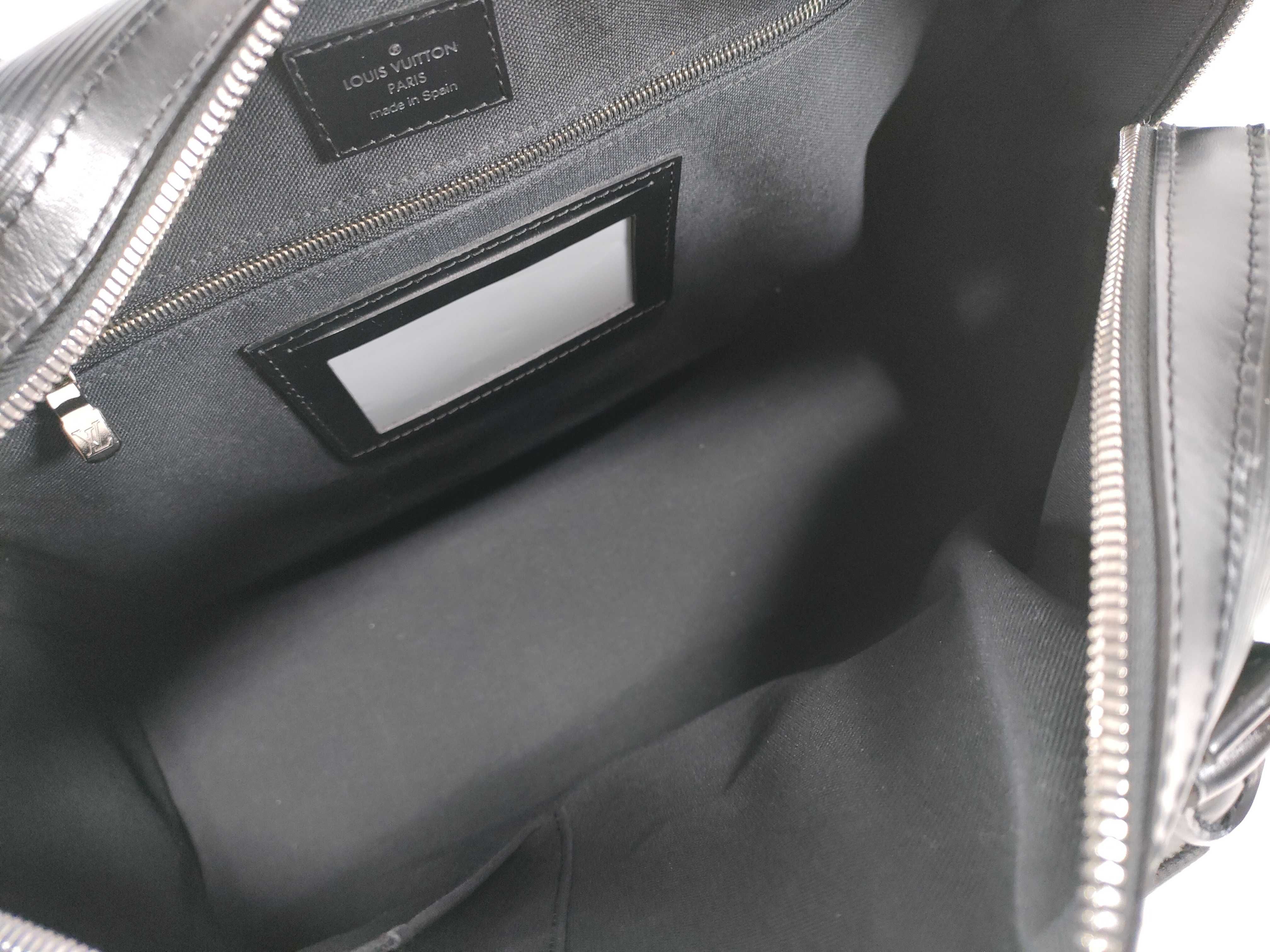 Epi Bourget Business Bag Boston Bag Black Serial Business Bag — view 10