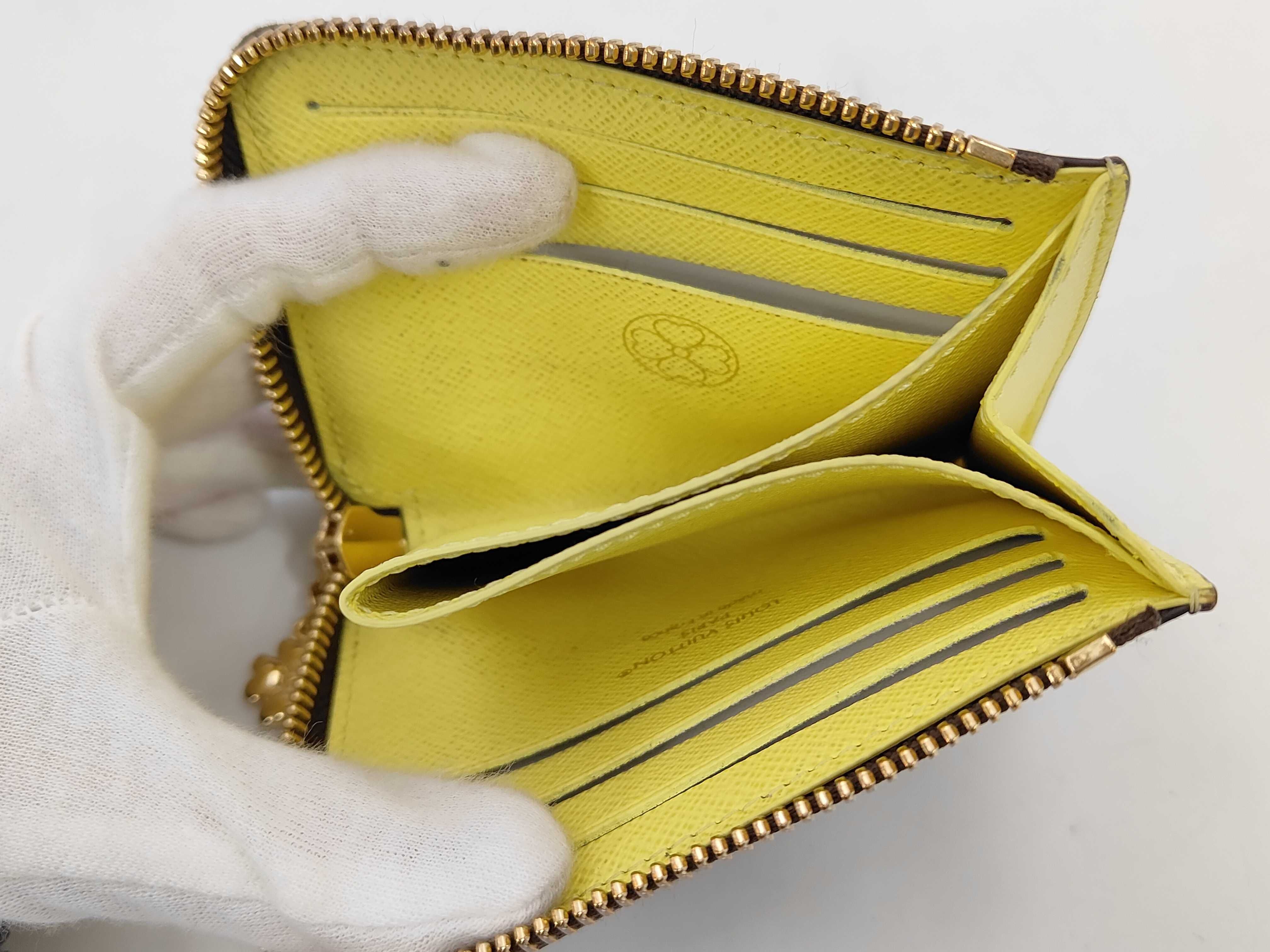 Monogram Portefeuille Noir Compact Wallet — view 7
