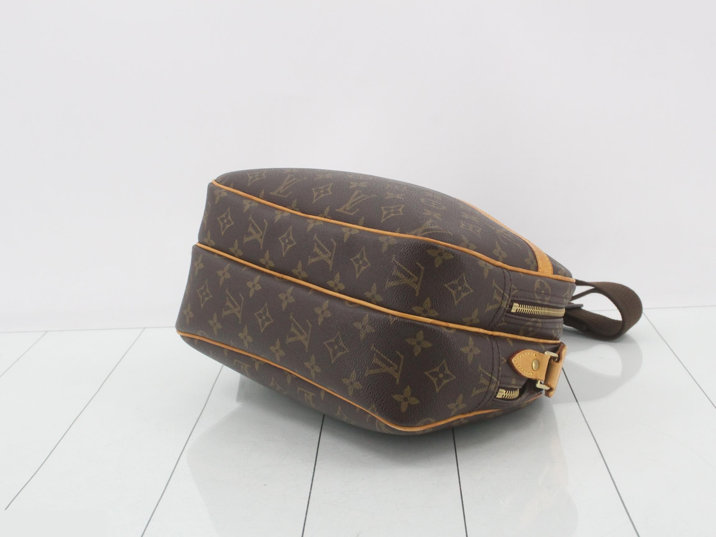 M45254 Reporter PM Shoulder Bag, Monogram, Brown — view 6