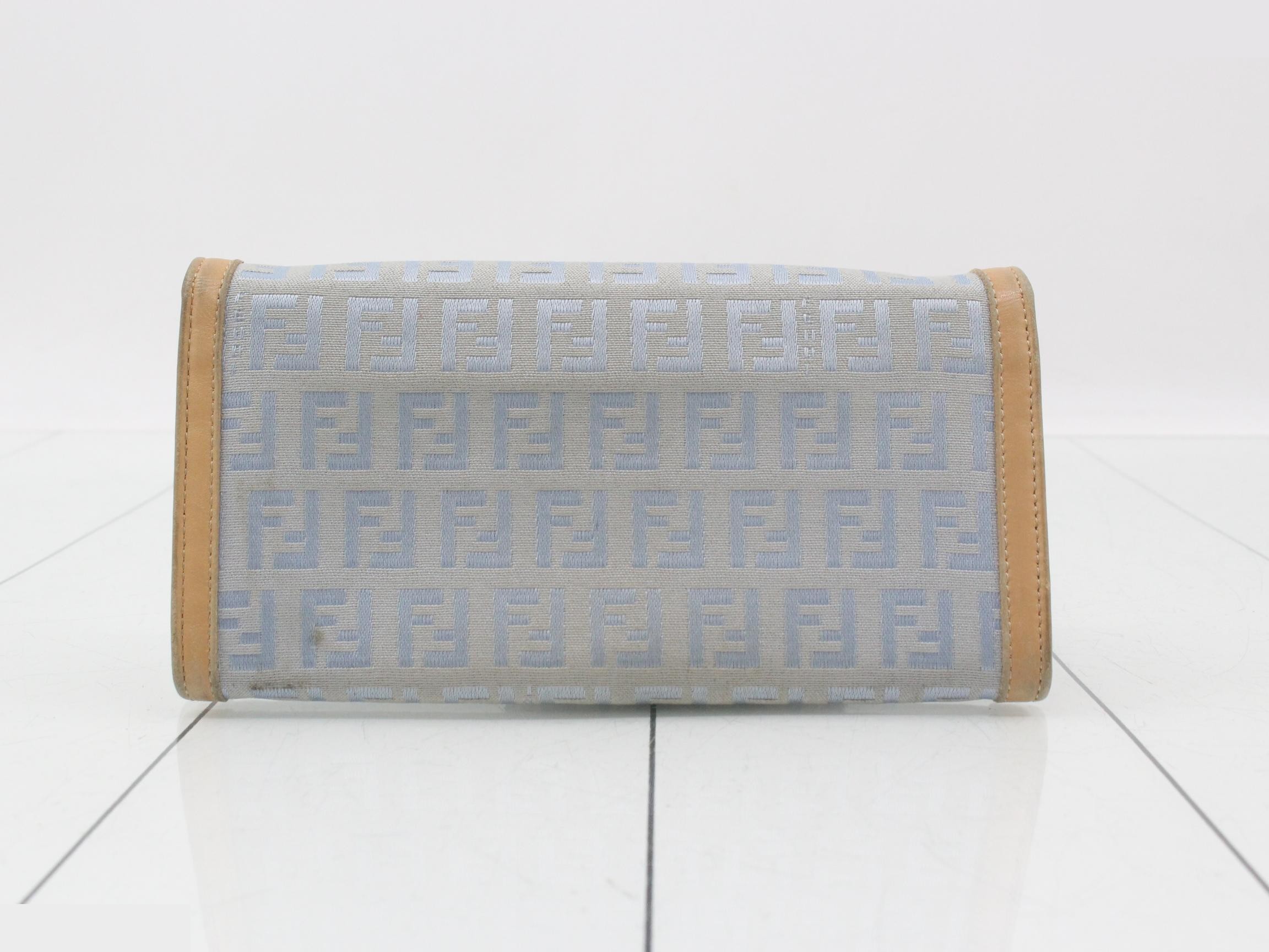 Zucca long wallet, light blue — view 2