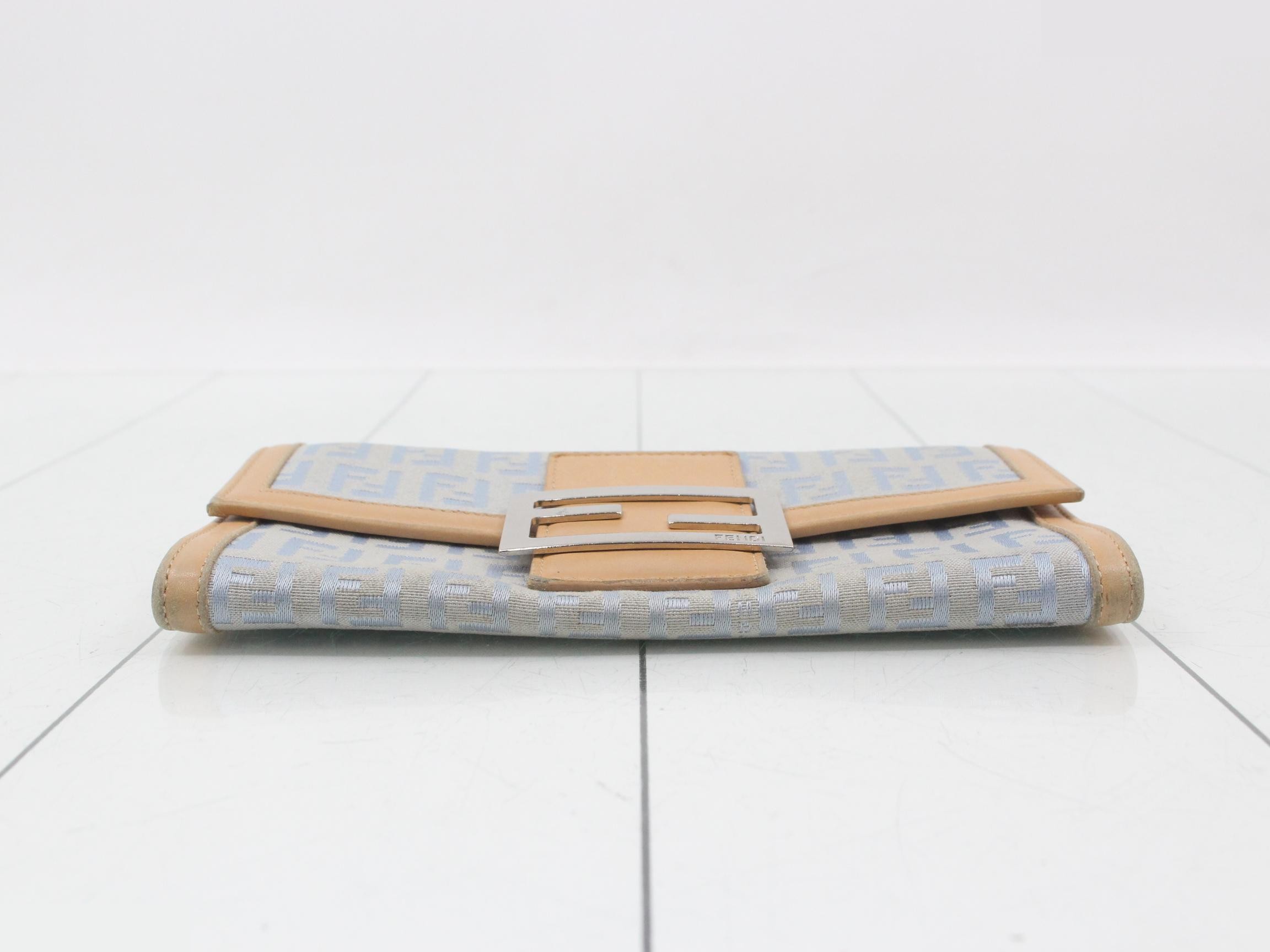 Zucca long wallet, light blue — view 3