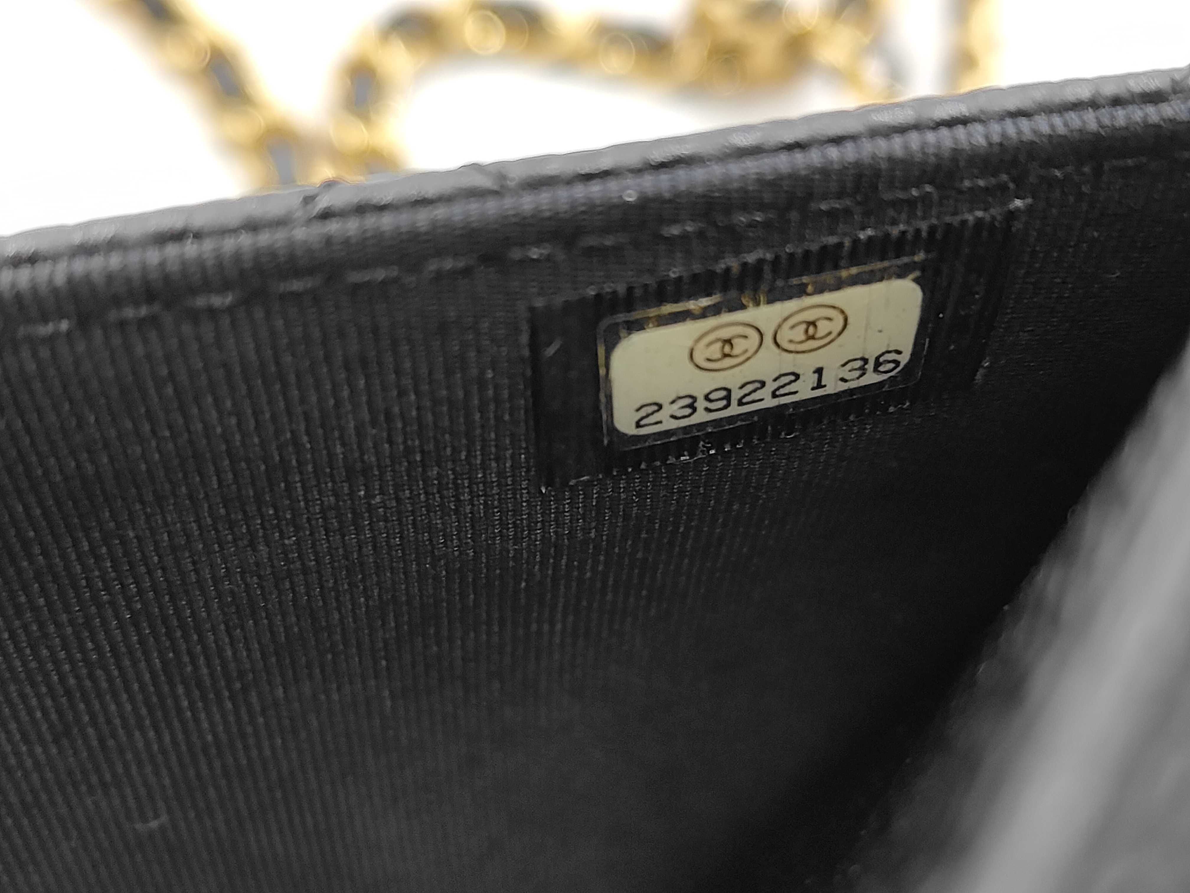 WOC Chain Bag, Black with Gold Hardware, Shoulder Bag — view 11
