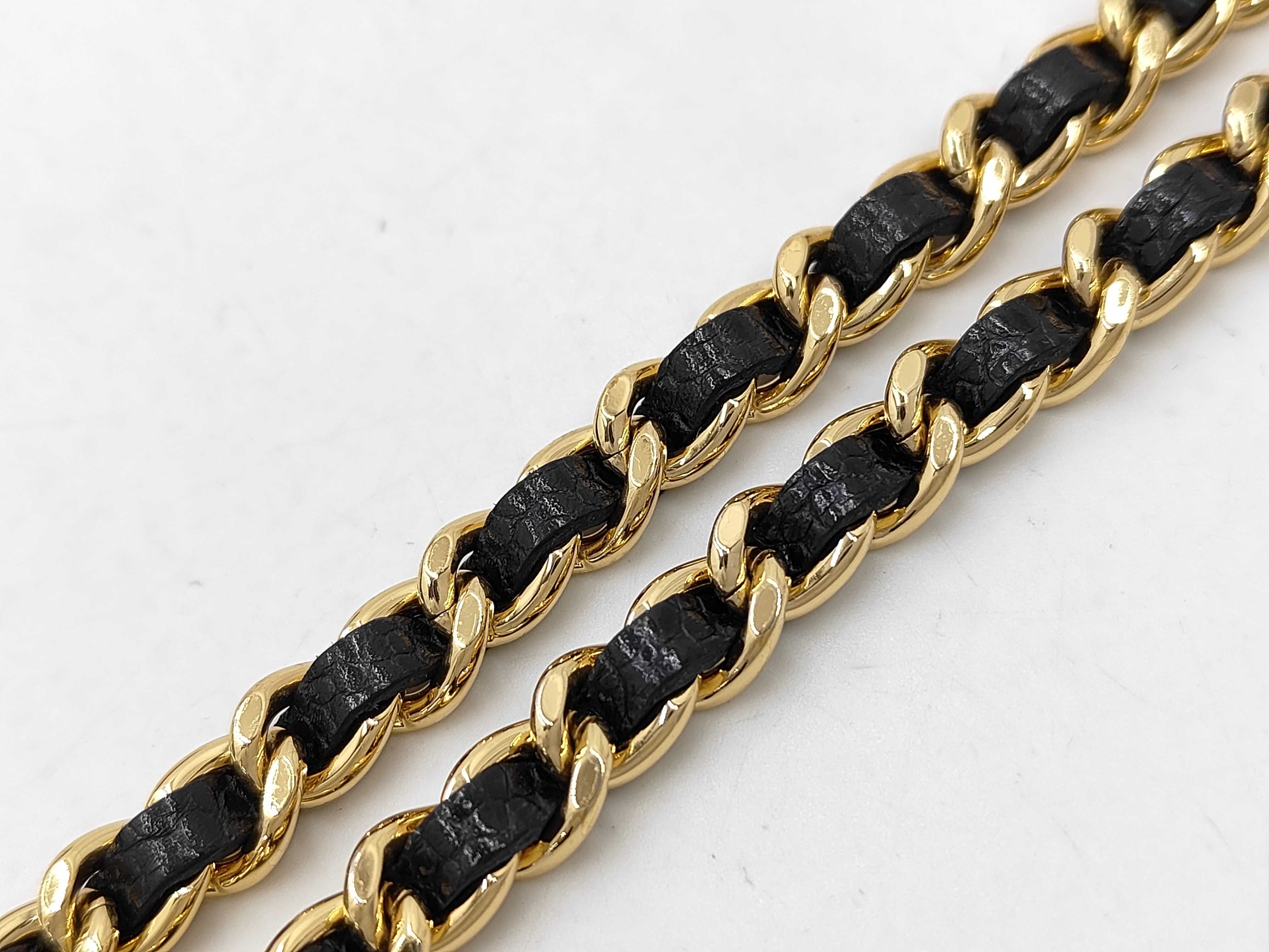 WOC Chain Bag, Black with Gold Hardware, Shoulder Bag — view 4