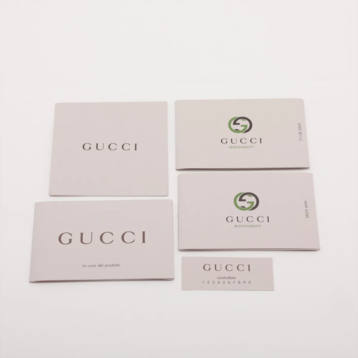 Craft Gucci Logo 348715 Denim x Leather Tote Bag Navy x Brown — view 12