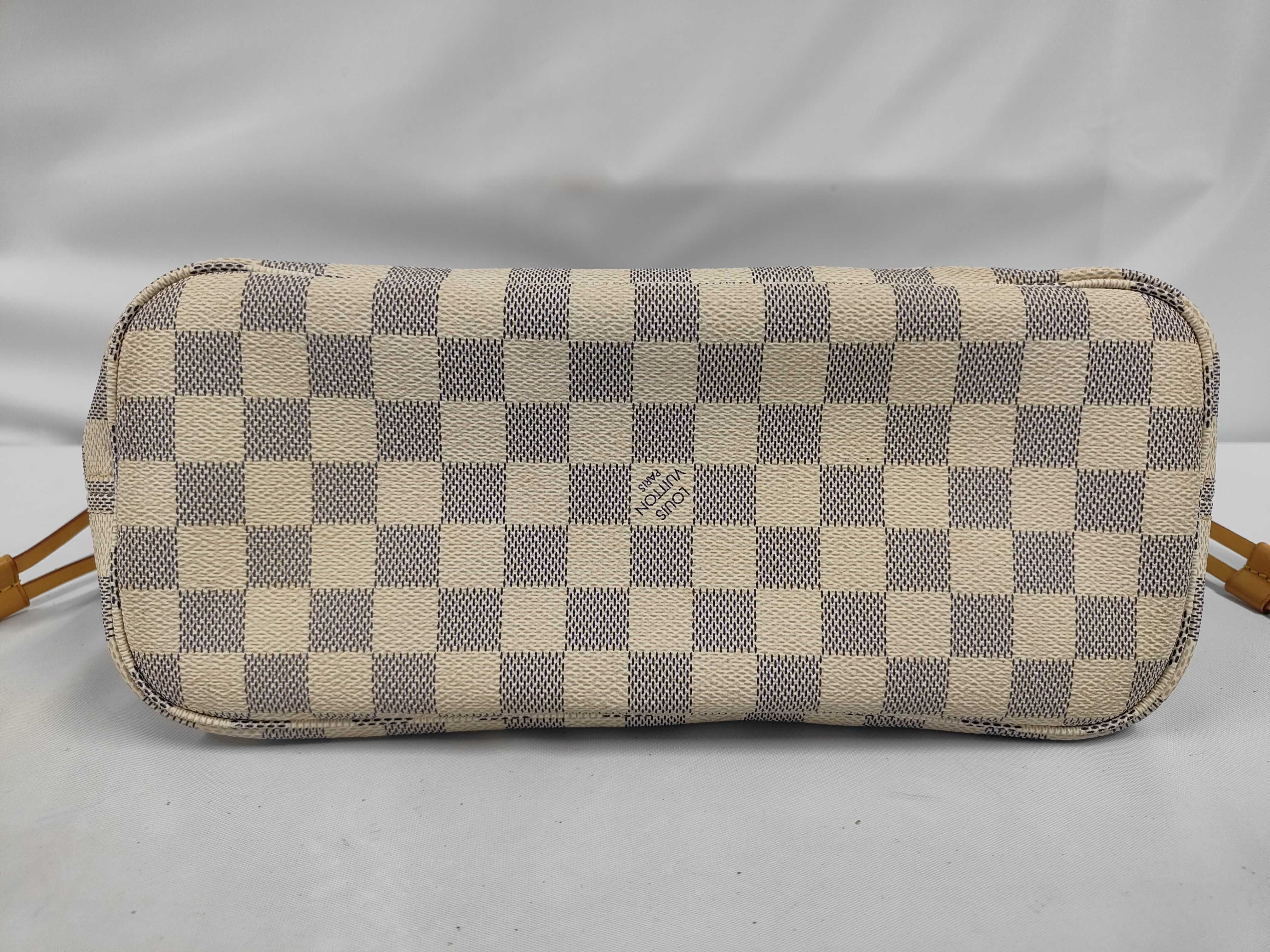 Neverfull Damier Azur Handbag Shoulder Bag — view 3