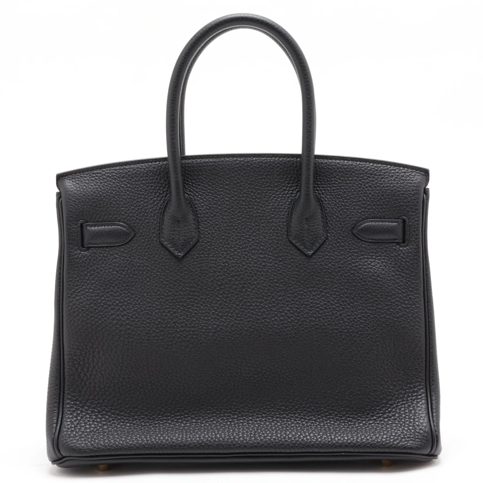 [Individually packaged] Hermes Birkin 30 Letournée Togo Black Gold Hardware Year: 2020 — view 2
