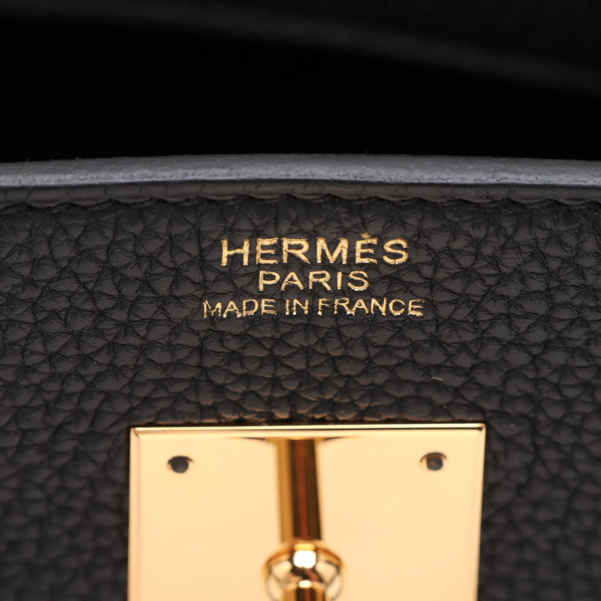 [Individually packaged] Hermes Birkin 30 Letournée Togo Black Gold Hardware Year: 2020 — view 10