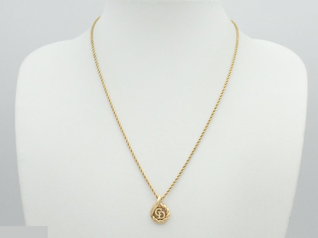 Gold necklace, chain approximately 44cm — view 3