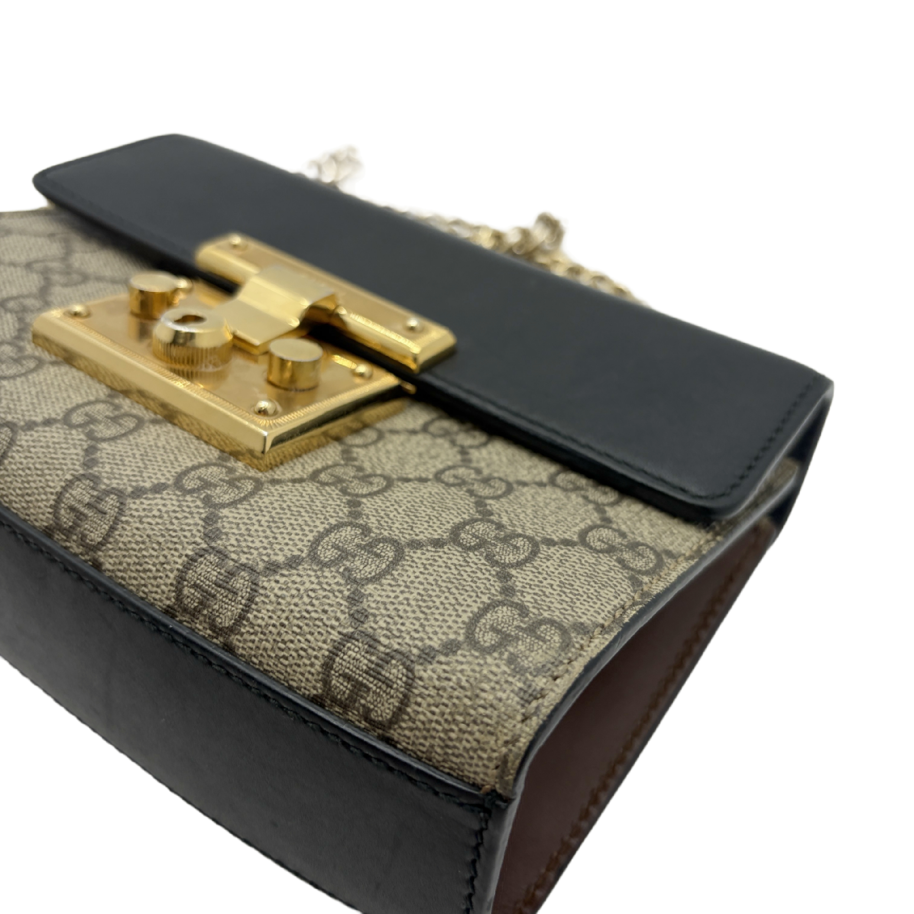 GG Supreme Padlock Chain Shoulder Bag — view 6