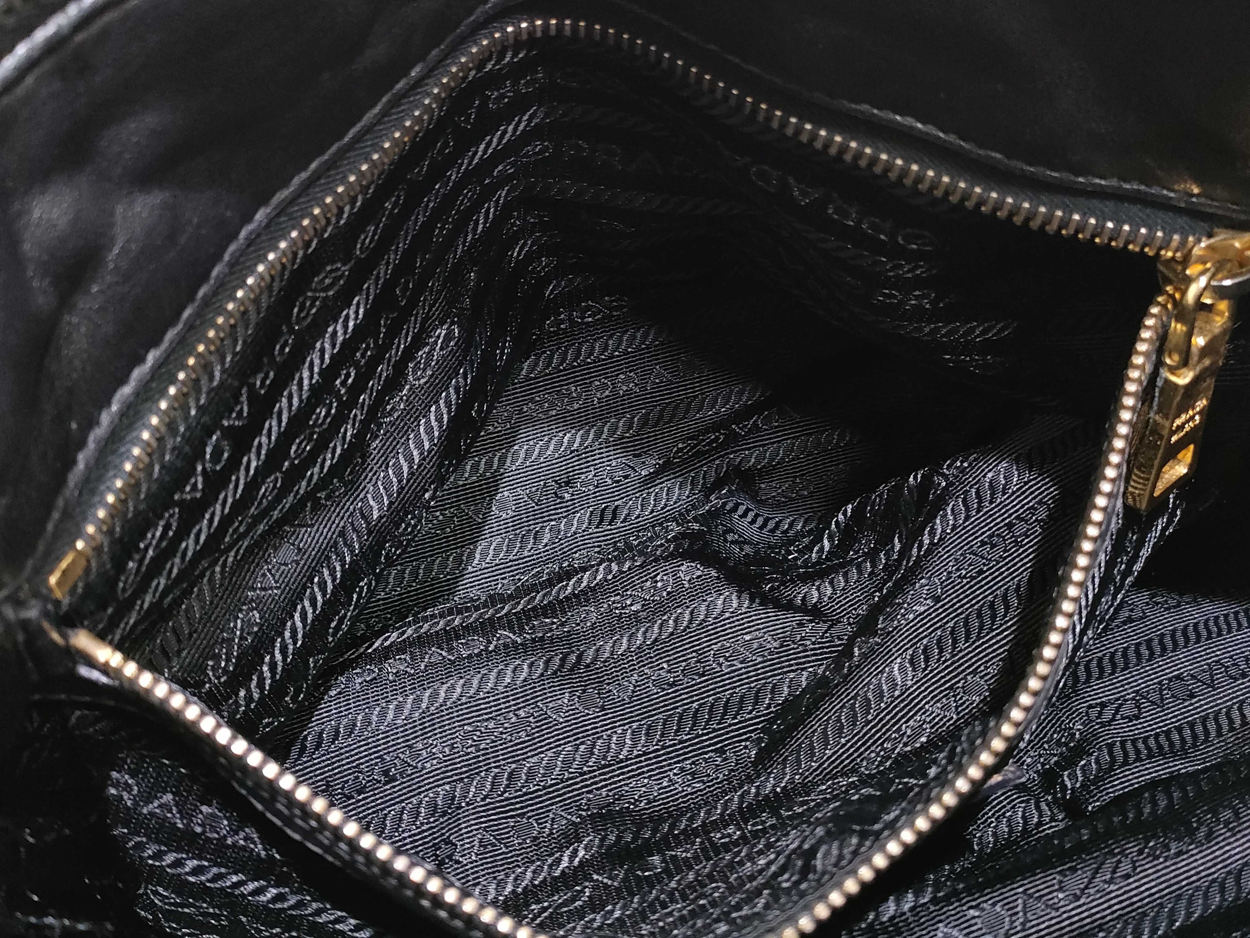 Nylon Gathered 2-Way Handbag Shoulder Bag — view 10